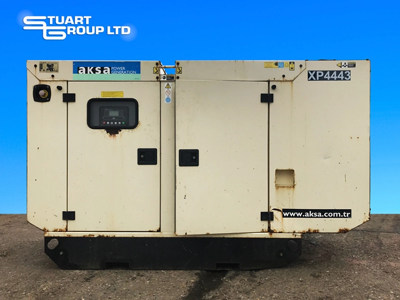 Used Aksa John Deere 44kVA Diesel Generator - Stuart Group Ltd