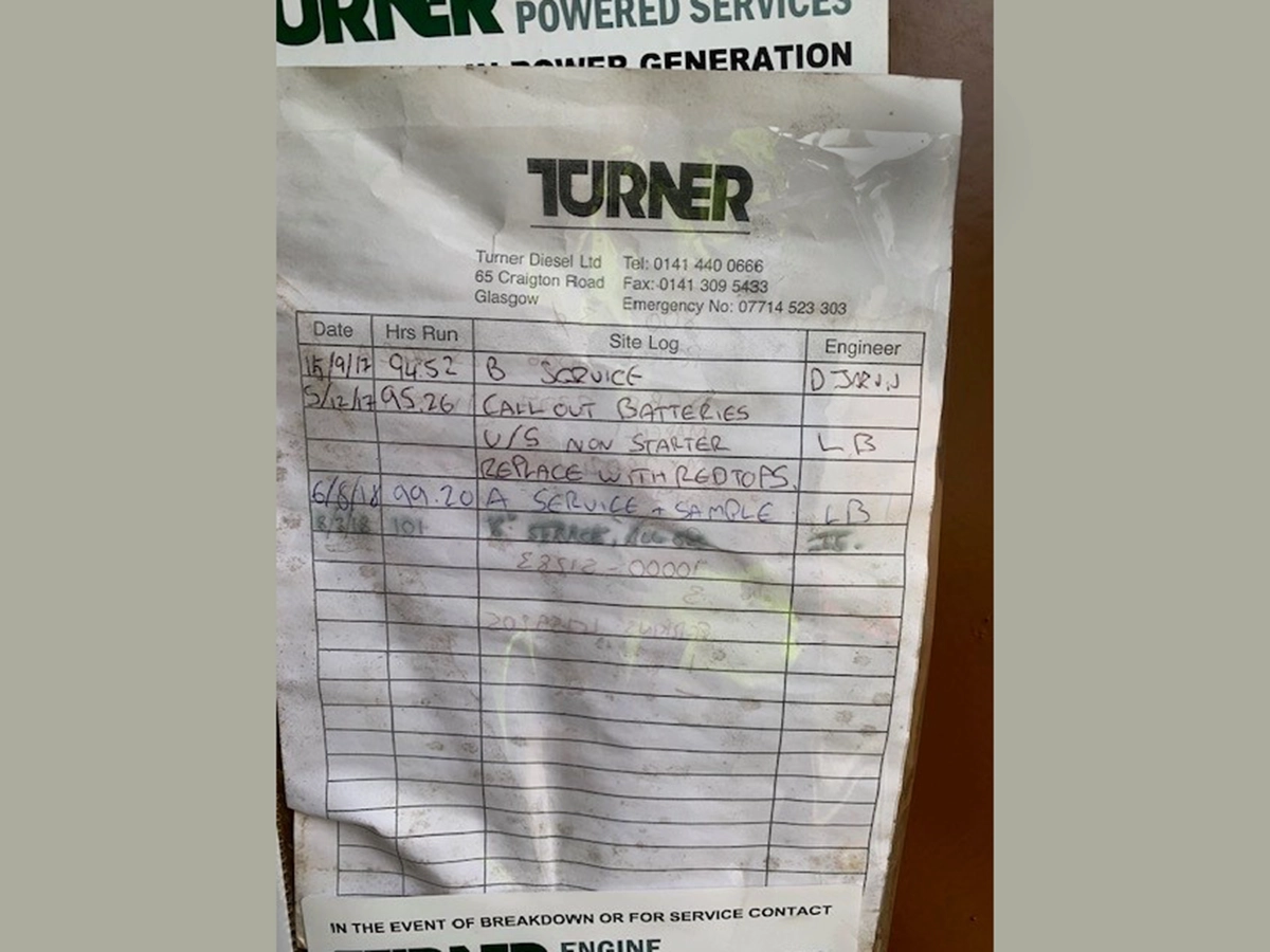 Used Perkins 880kVA 704kW Diesel Generator XP8509