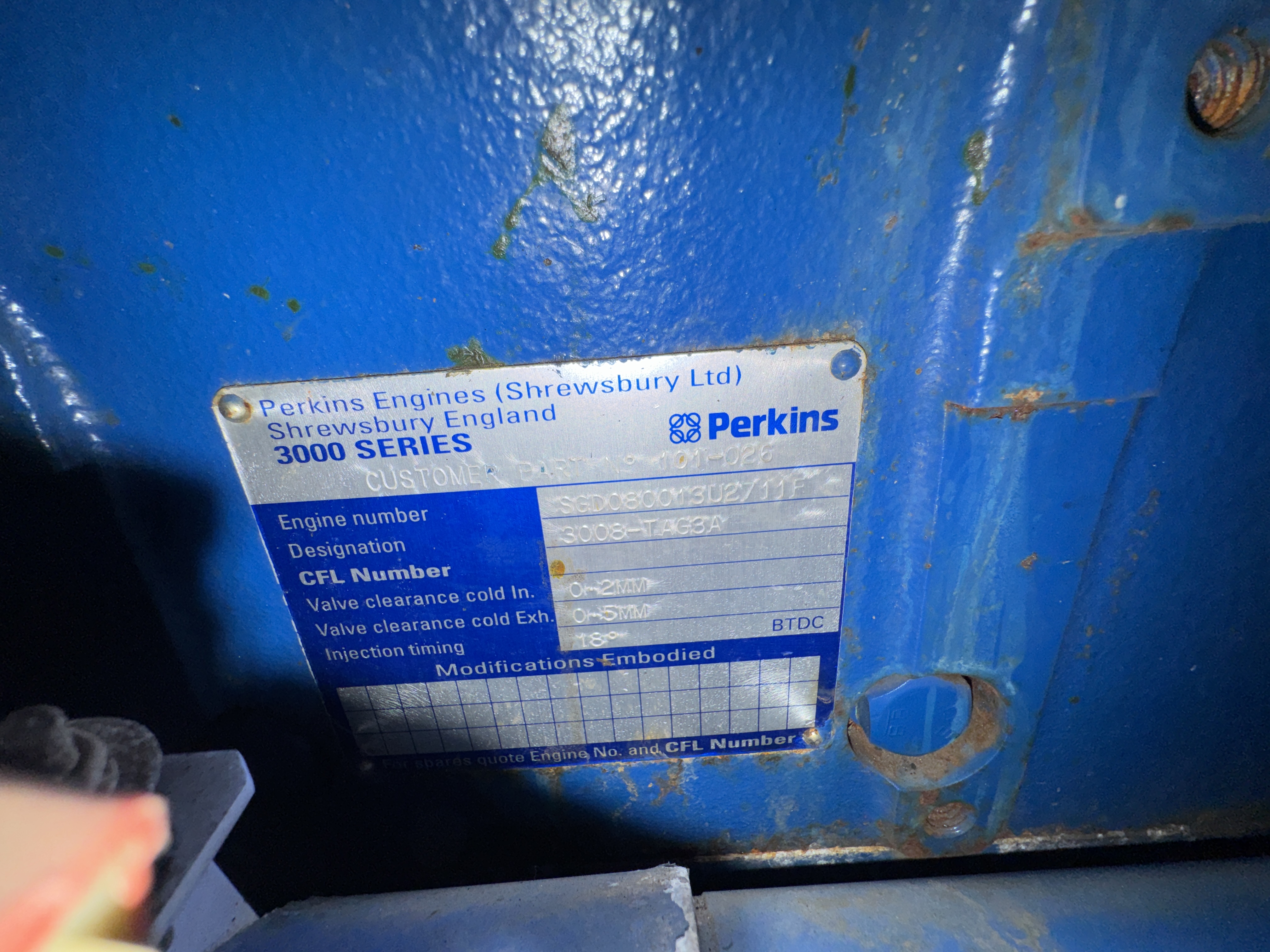 Used FG Wilson Perkins 495kVA 396kW Diesel Generator XP50022