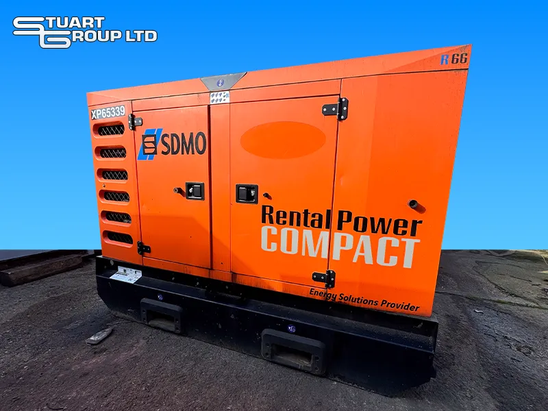 Used SDMO John Deere 66kVA Diesel Generator - Stuart Group Ltd