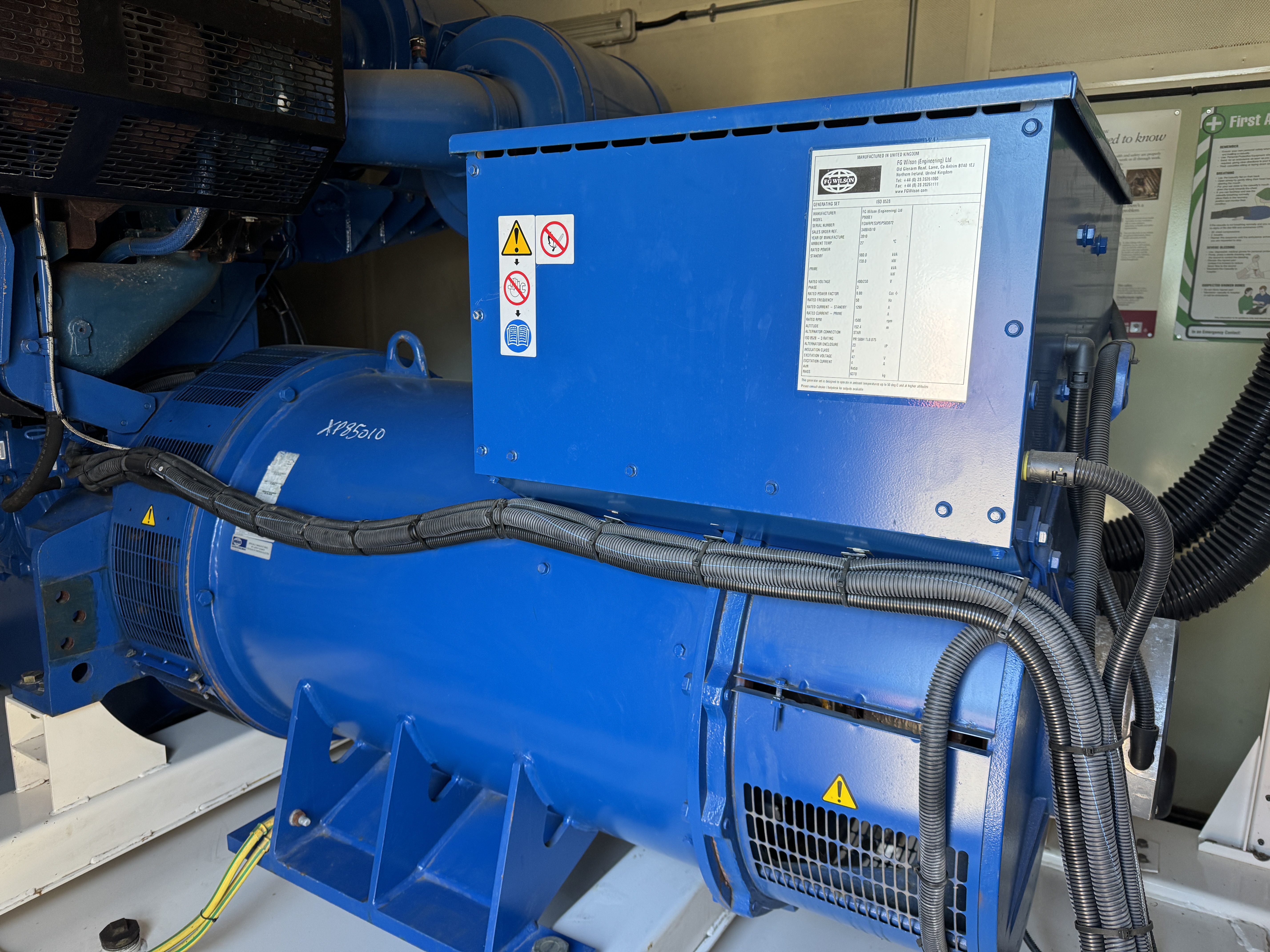 Used FG Wilson Perkins 900kVA 720kW Diesel Generator XP85010