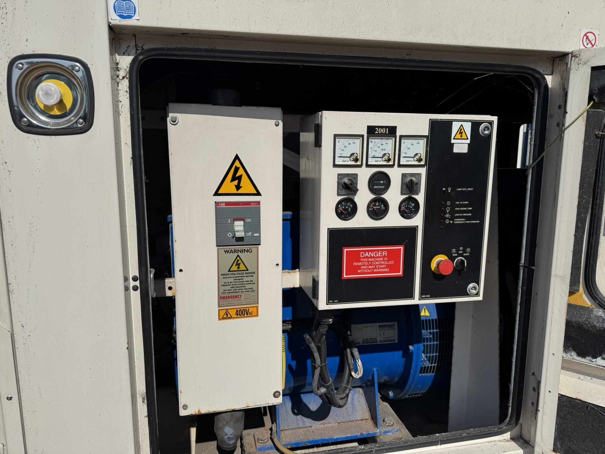 Used FG Wilson Perkins 275kVA Diesel Generator