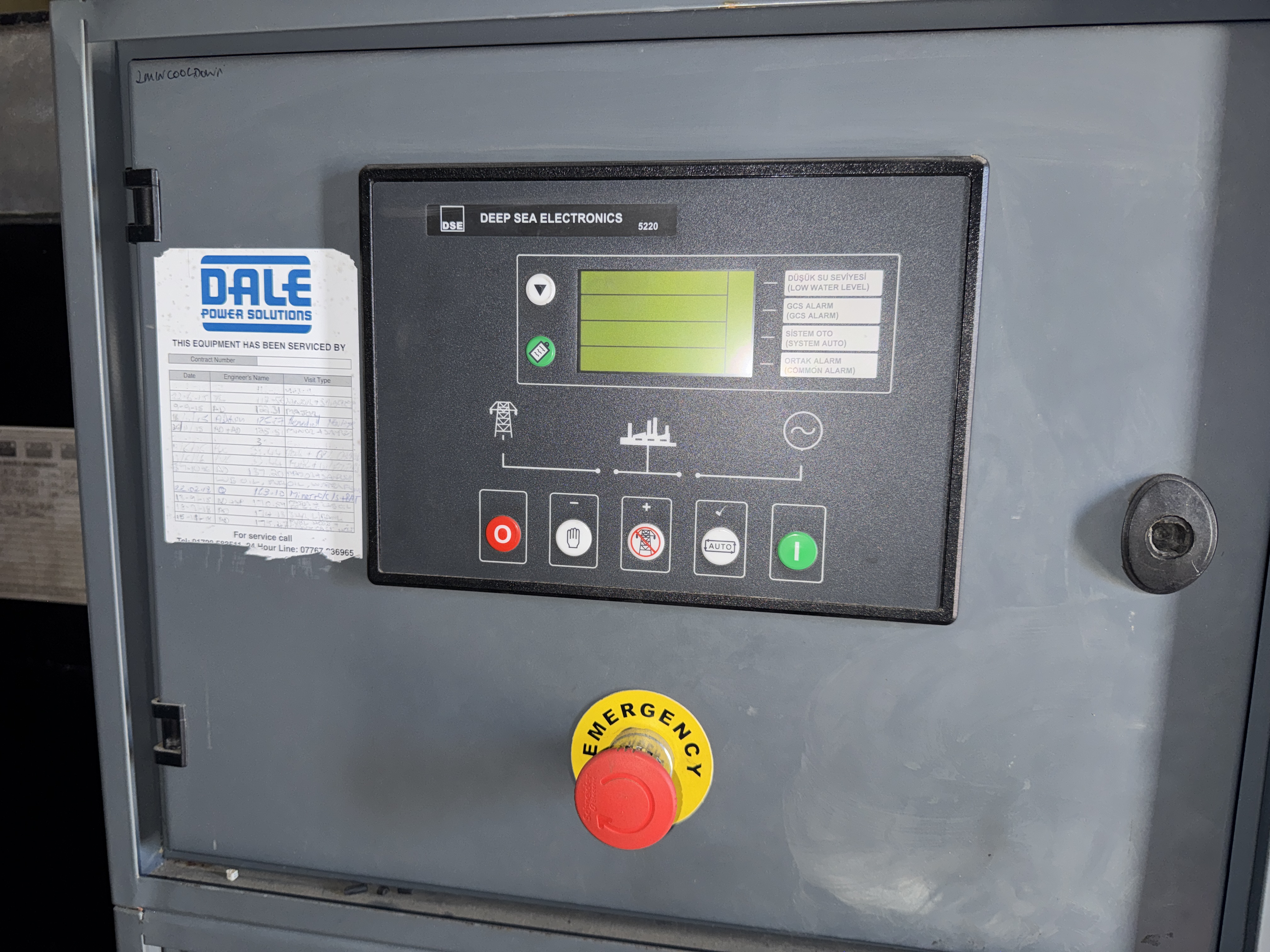 Used AKSA Cummins 2250kVA 1800kW Diesel Generator XP22505