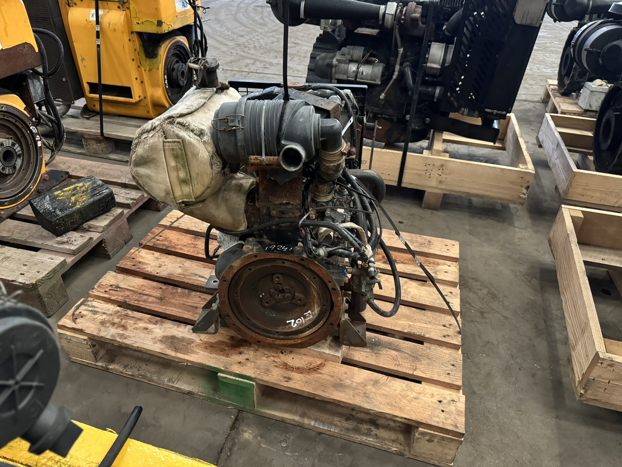 Used Yanmar Diesel Engine E102