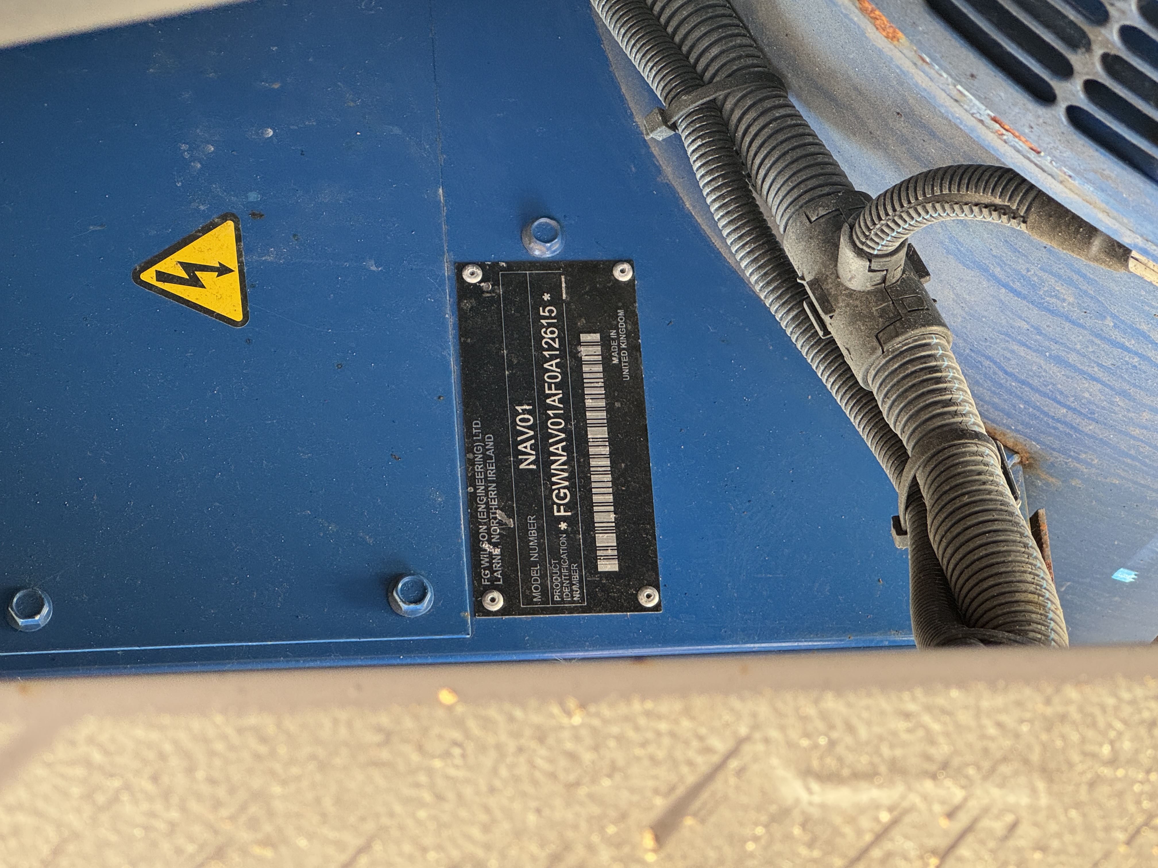 Used FG Wilson Perkins 275kVA Diesel Generator