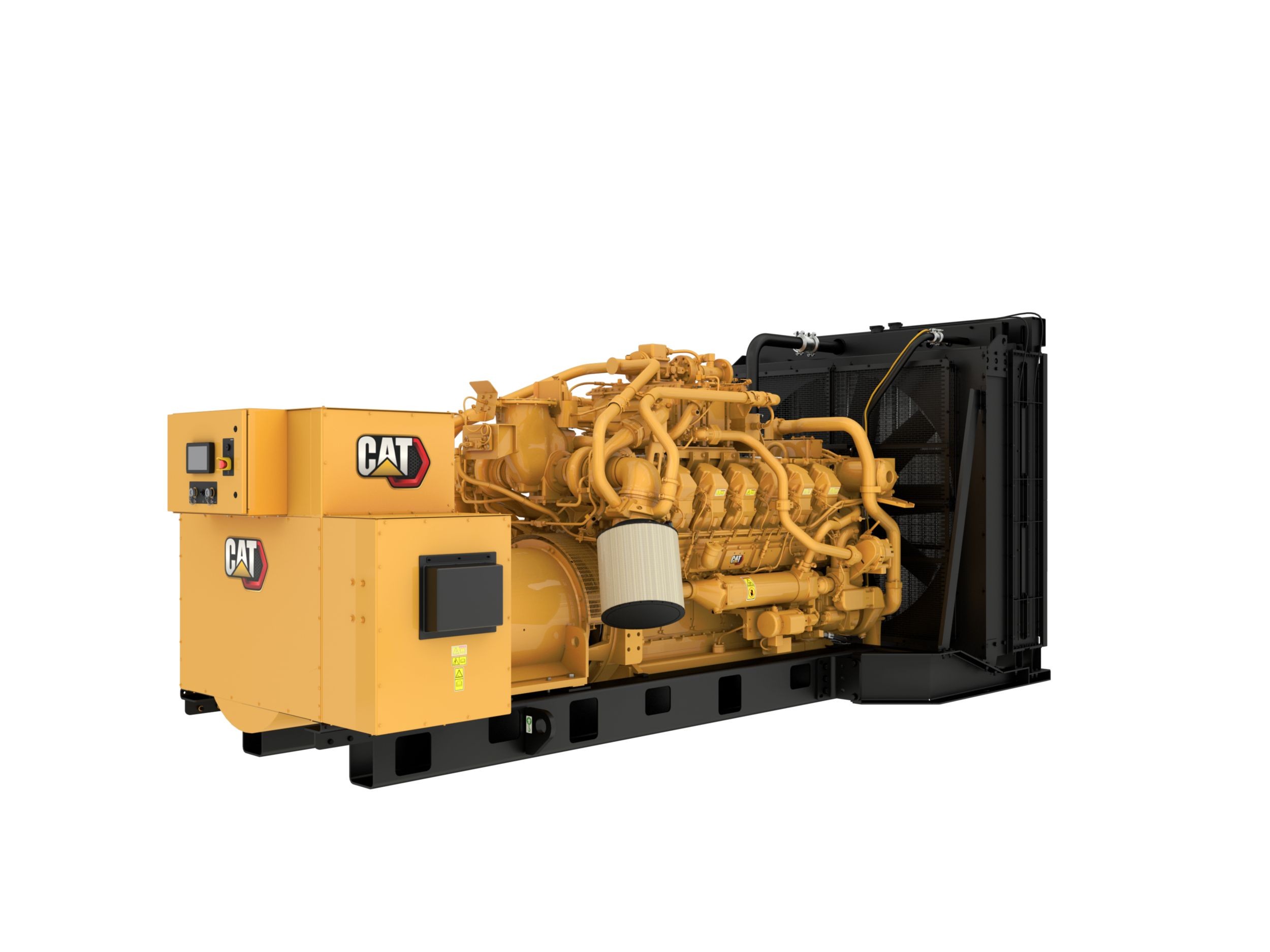 Used 2000 CAT G3512 906 kVA Gas Generator