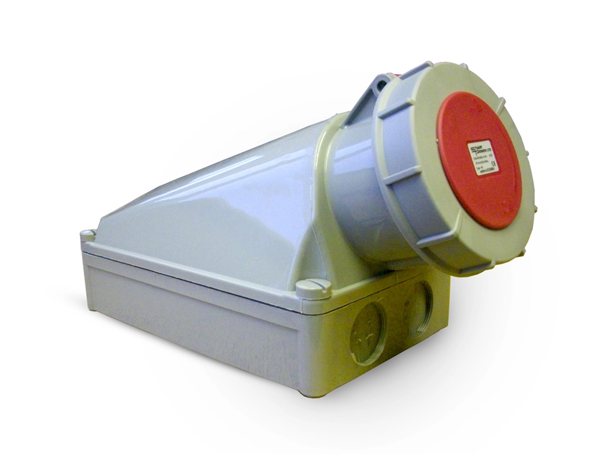 32 Amp 415V 5-Pin IP67 Surface (wall mount) Sockets - Stuart Group Ltd