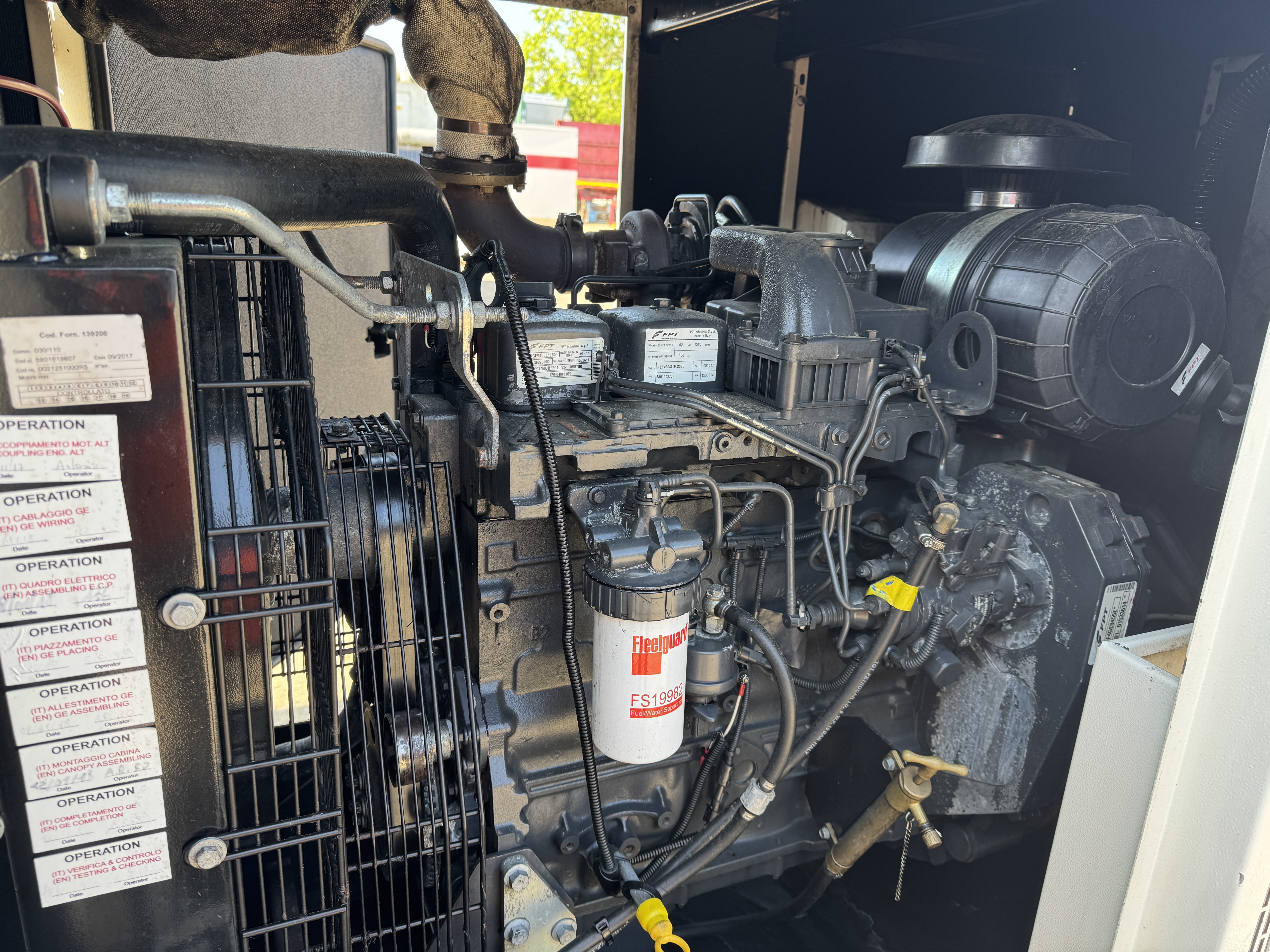 Used Bruno FPT 68kVA 54kW Diesel Generator XP65363