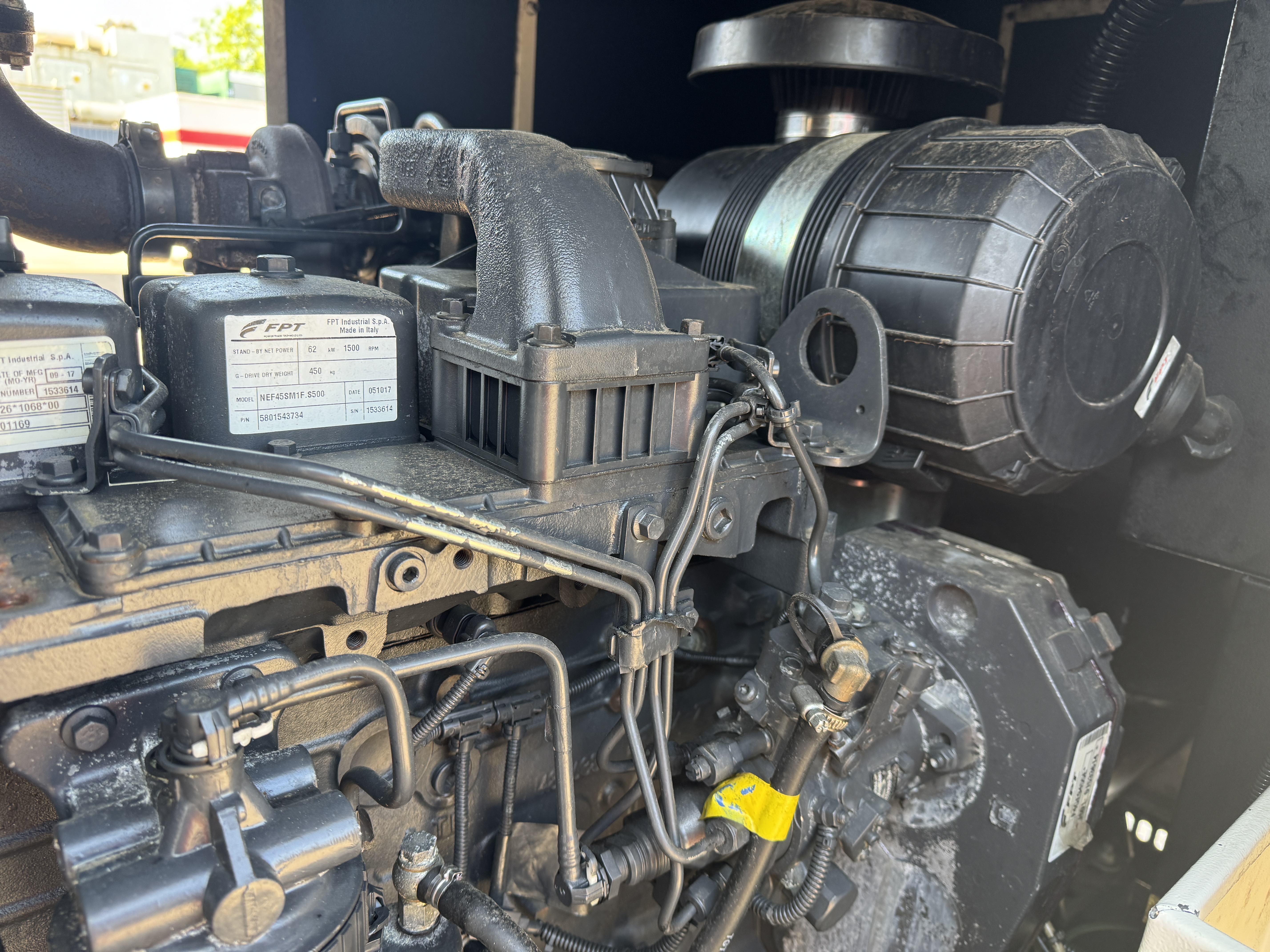 Used Bruno FPT 68kVA 54kW Diesel Generator XP65363