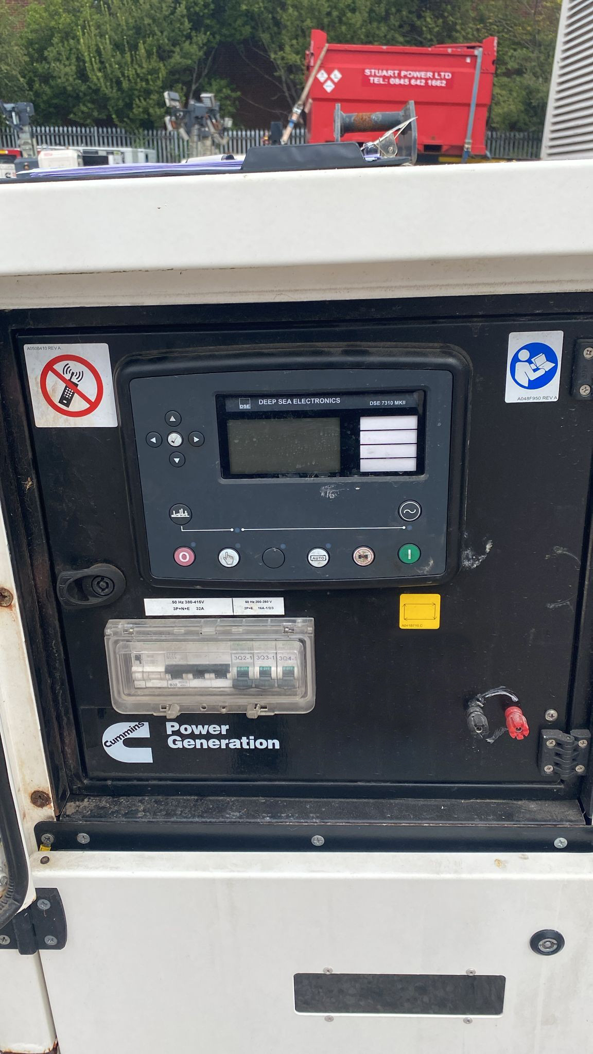 Used Cummins Kubota 22kVA 17kW Diesel Generator XP22125