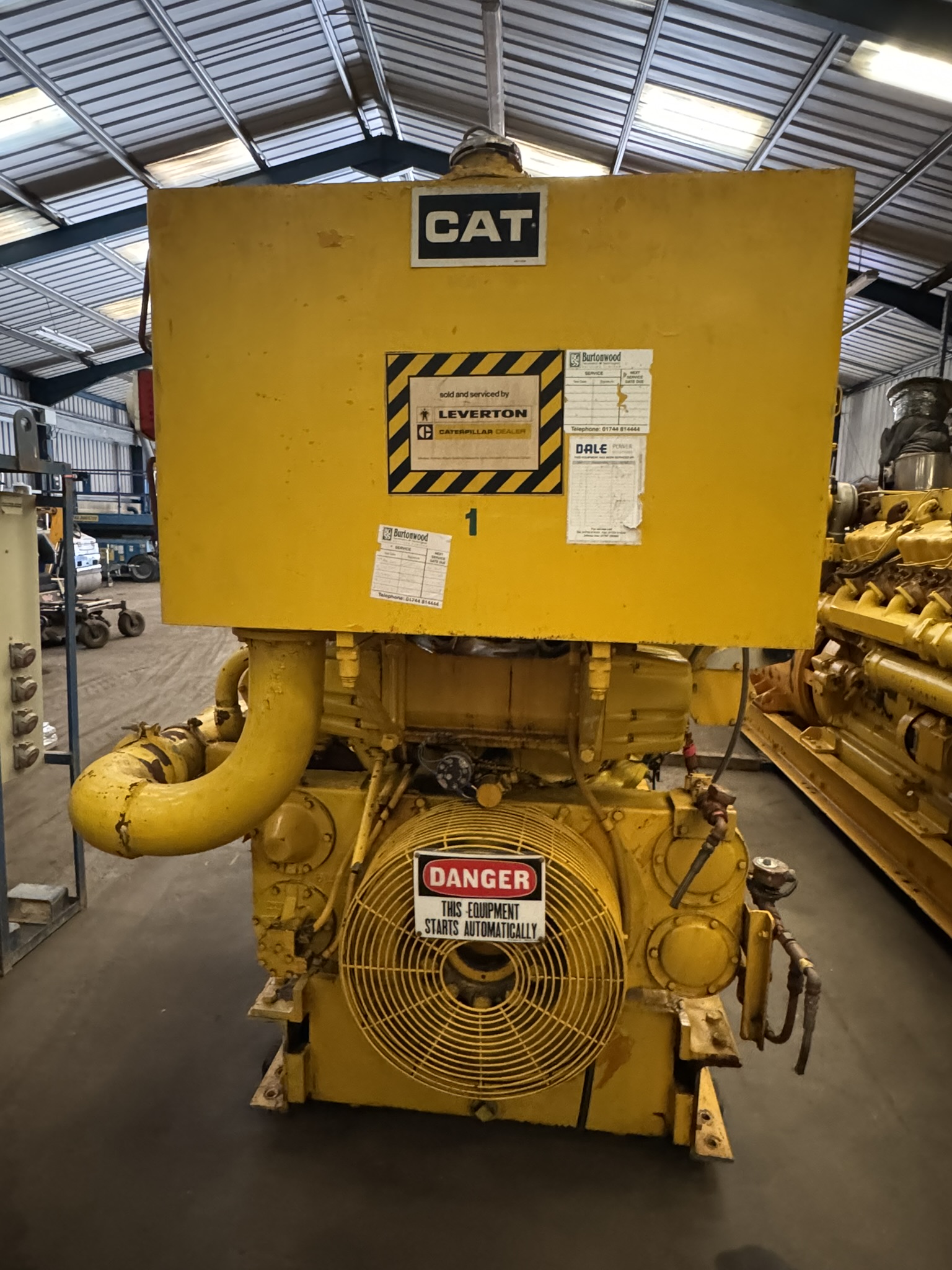 Used Caterpillar 938kVA 750kW Diesel Generator XP9007
