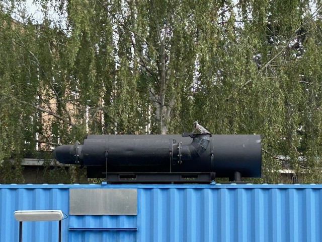 Used Cummins C700D5 diesel generator exhaust