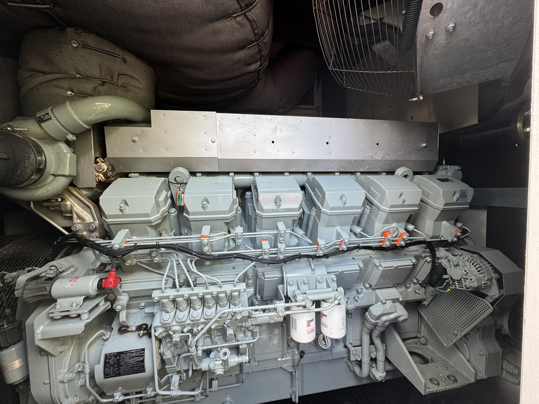 Used Mitsubishi 1650 kVA 1320 kW Diesel Generator XP150018