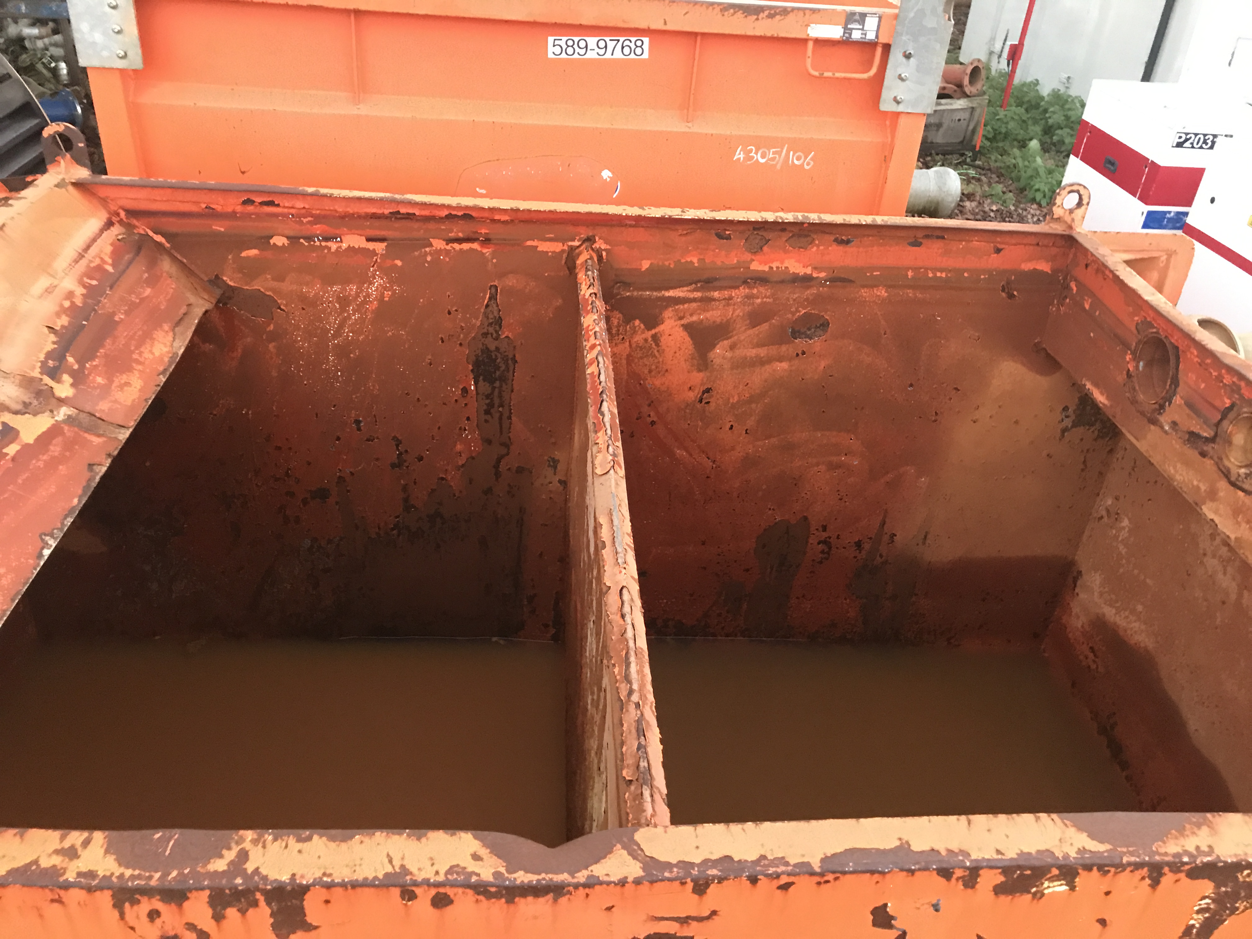 Used Settlement Tank