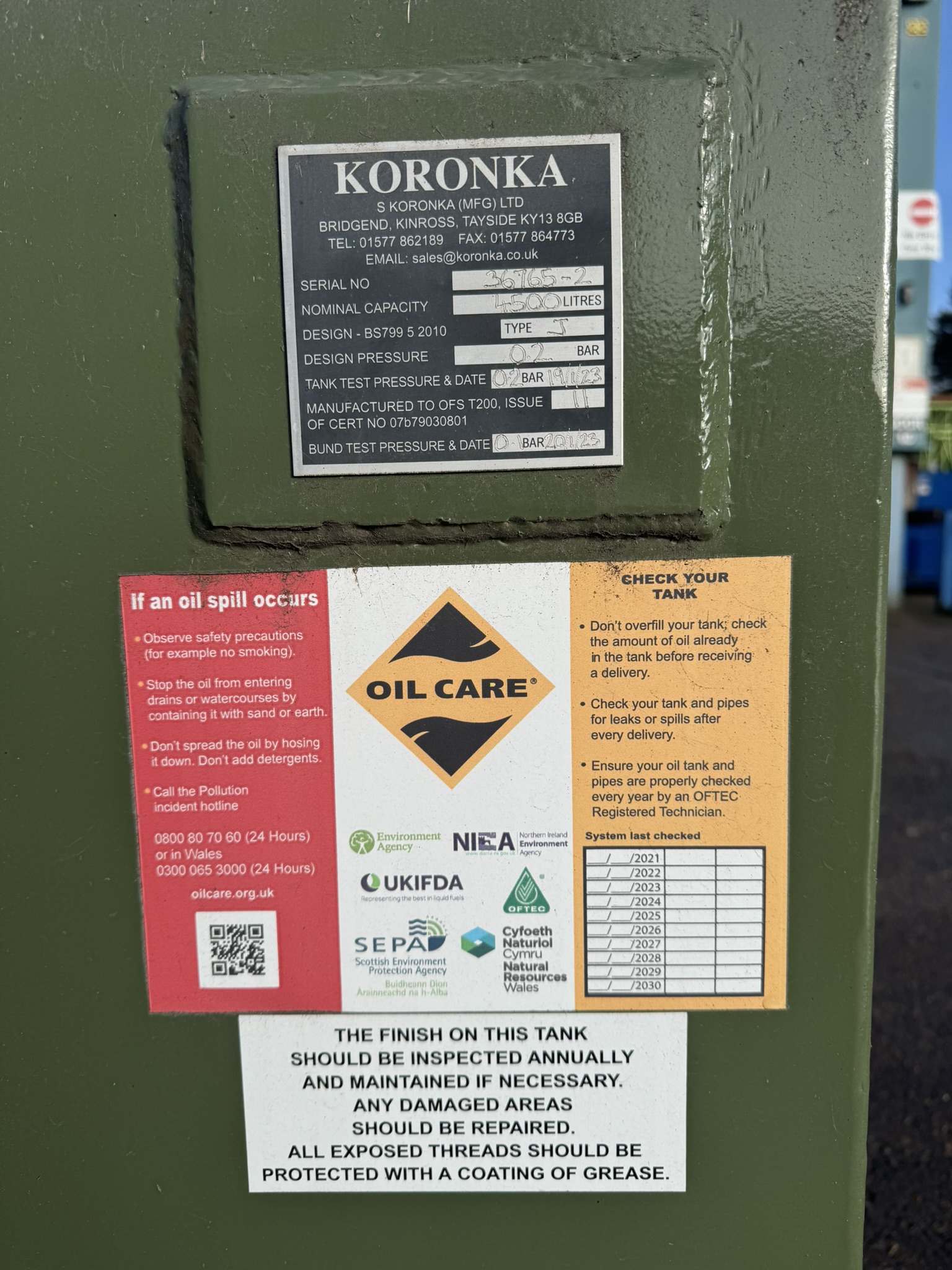 Used Koronka Fuel Tank FT648 for sale