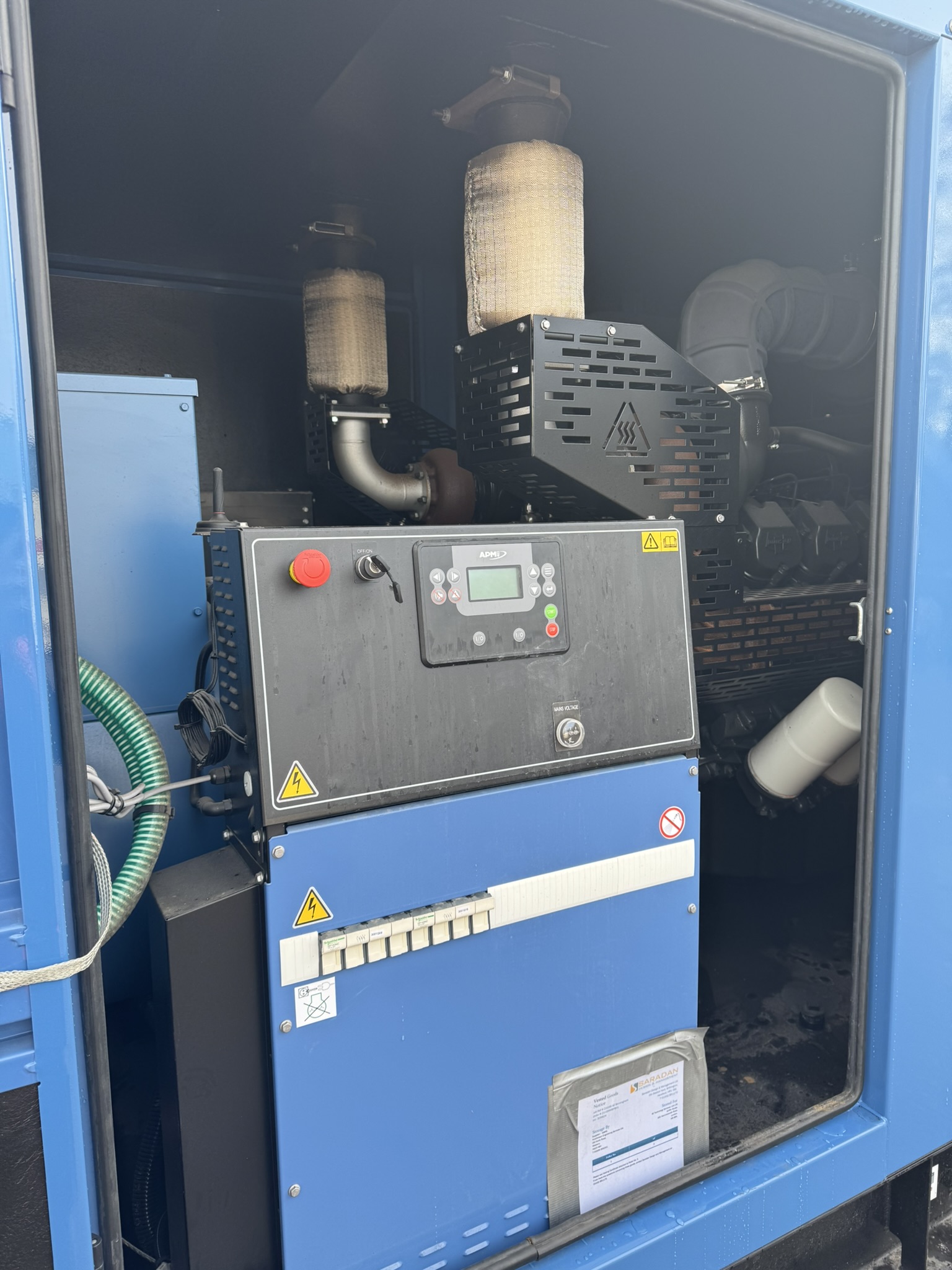 Used 2022 SDMO 825 kVA 660 kW Diesel Generator XSP80040 for sale