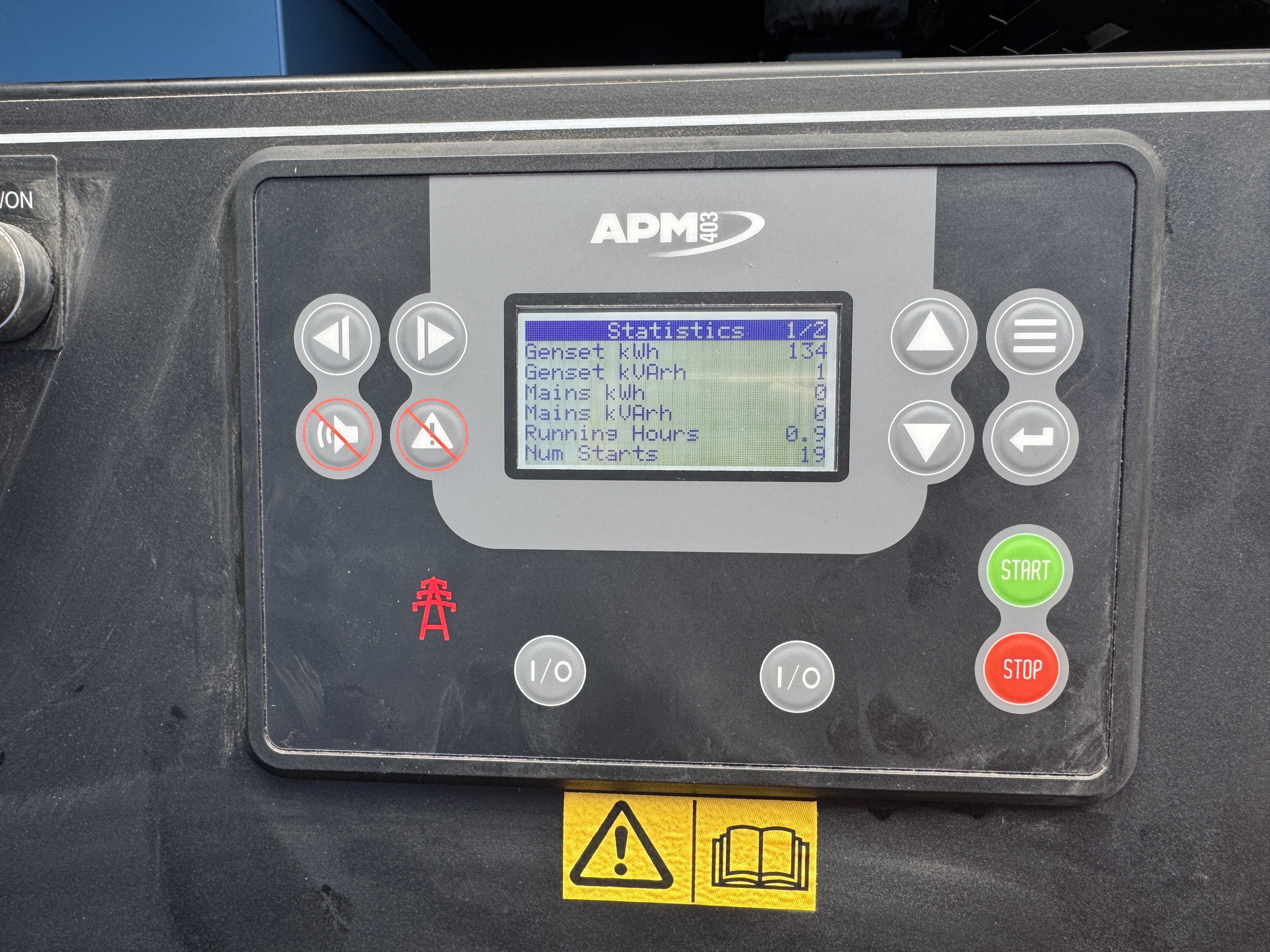Used SDMO 825 kVA 660 kW Diesel Generator XP80040