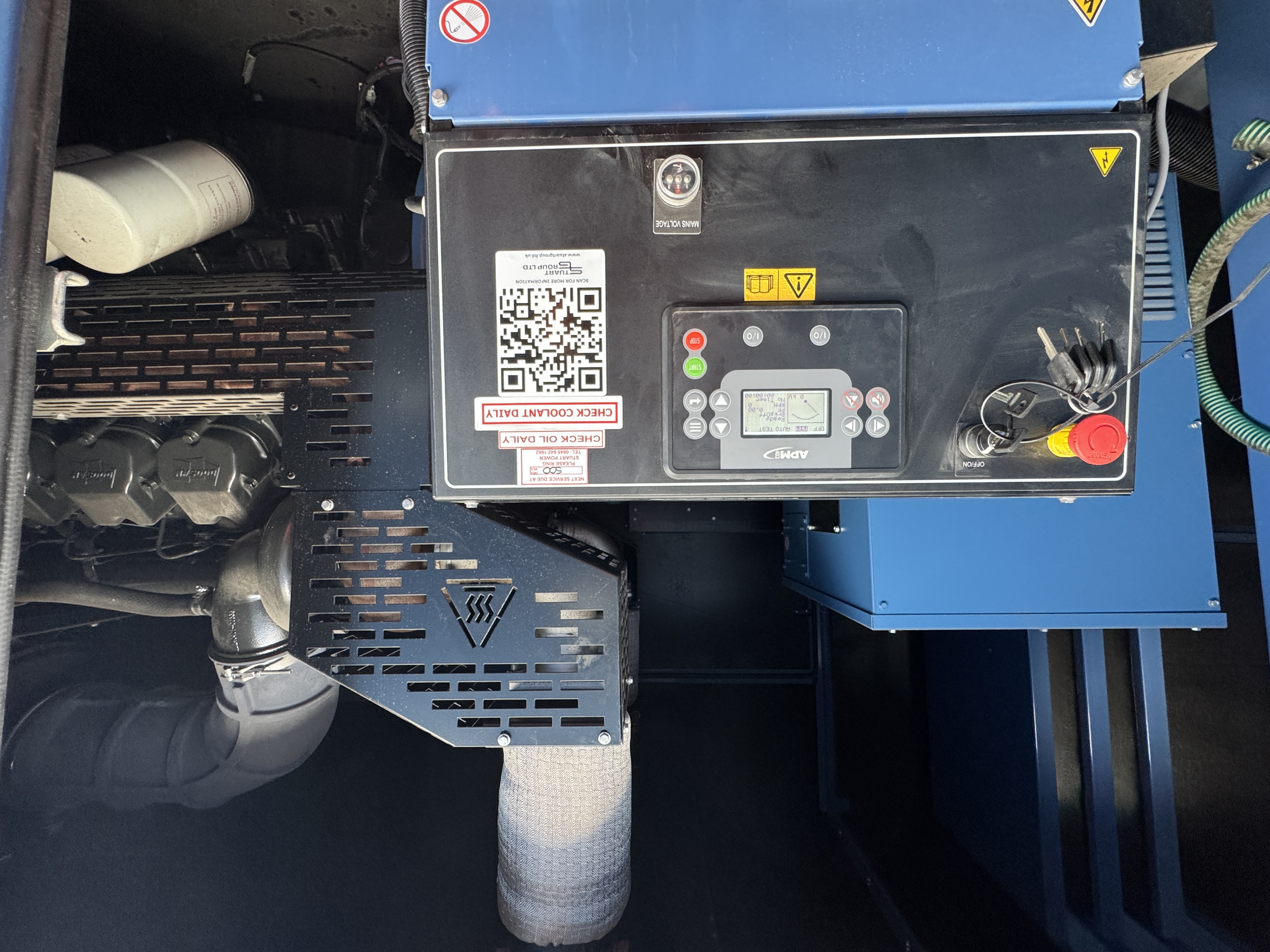 Used 2022 SDMO 825 kVA 660 kW Diesel Generator XSP80040 for sale