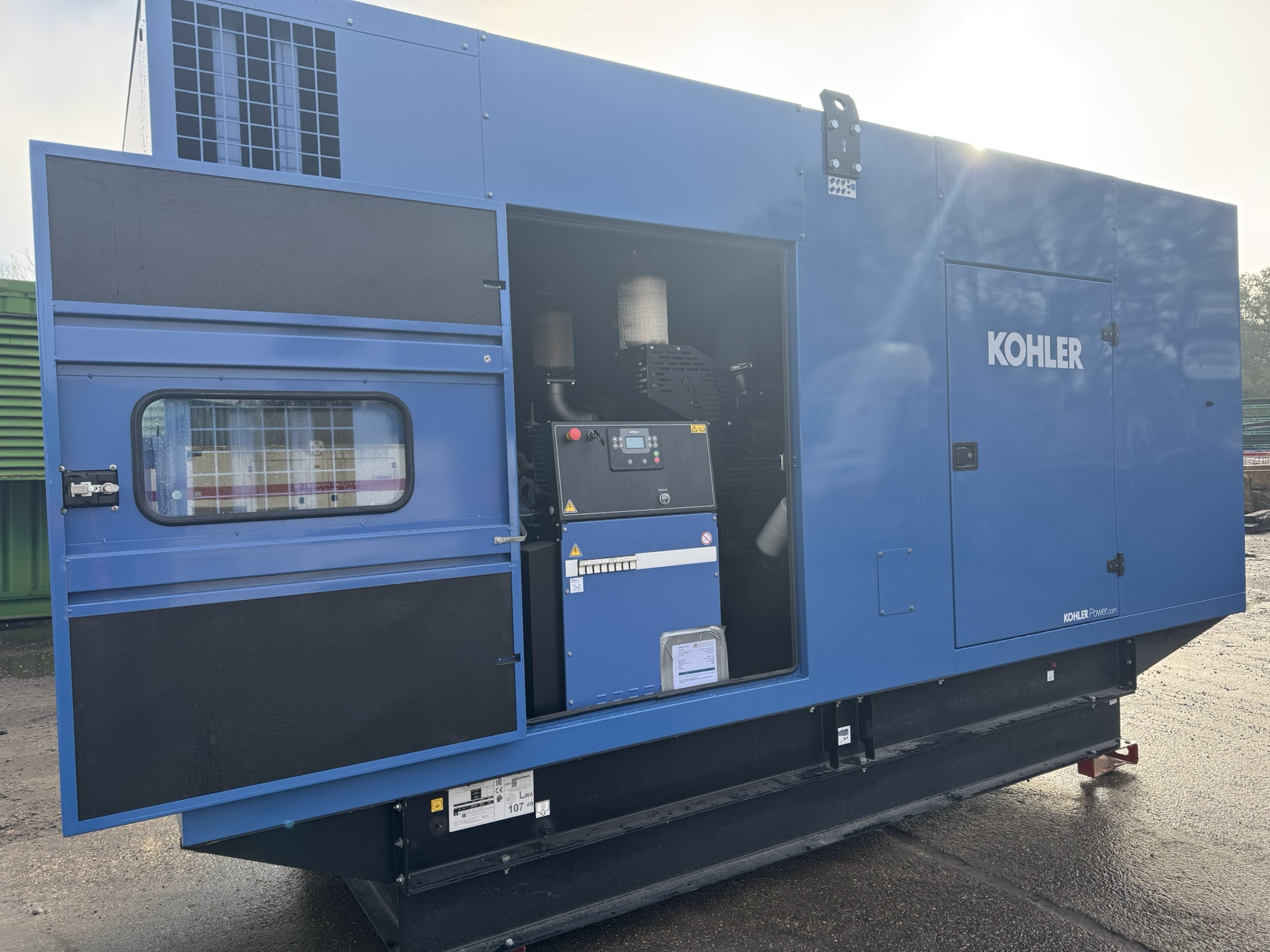 Used 2022 SDMO 825 kVA 660 kW Diesel Generator XSP80041 for sale
