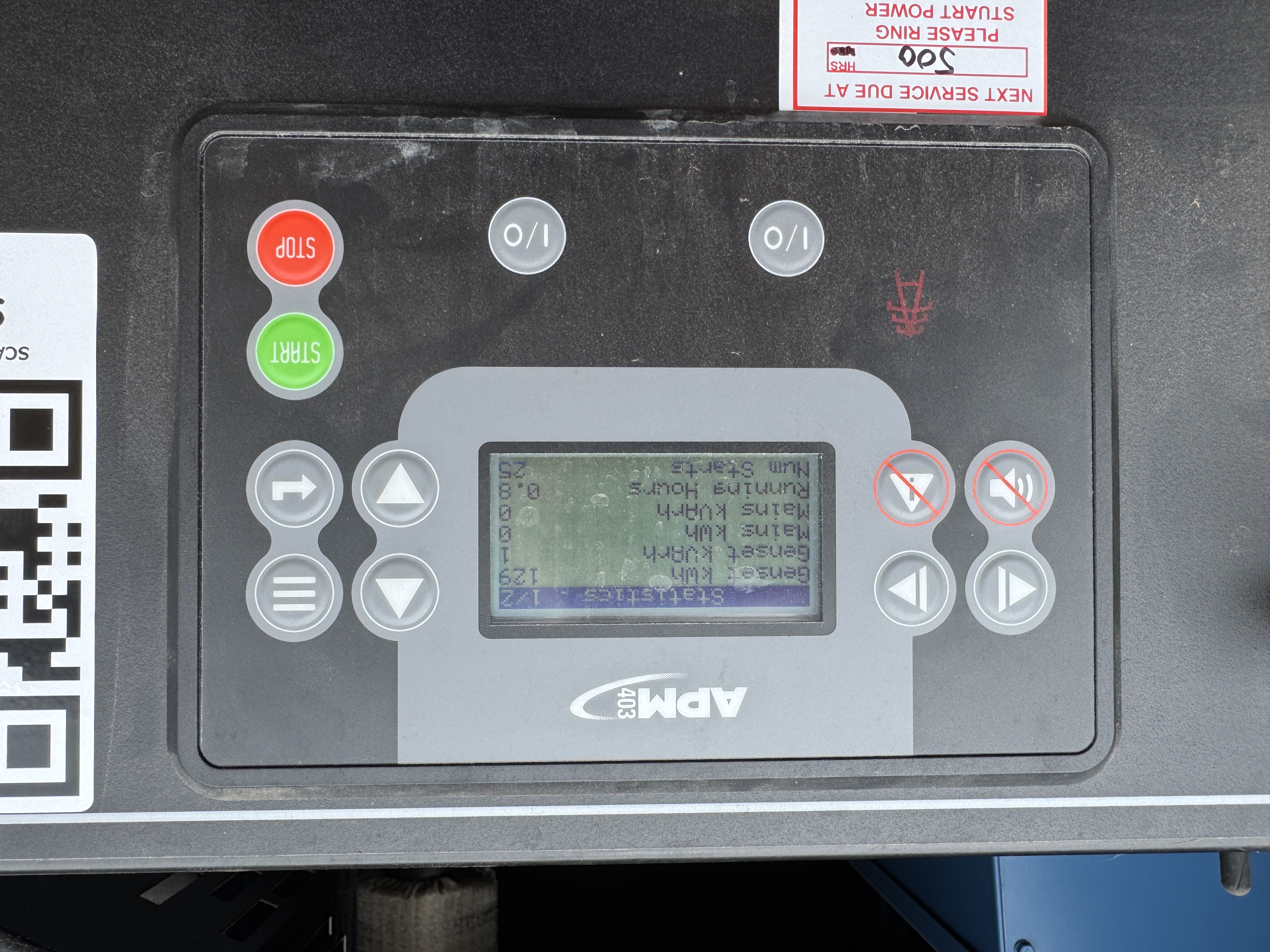 Used SDMO 825 kVA 660 kW Diesel Generator XP80041