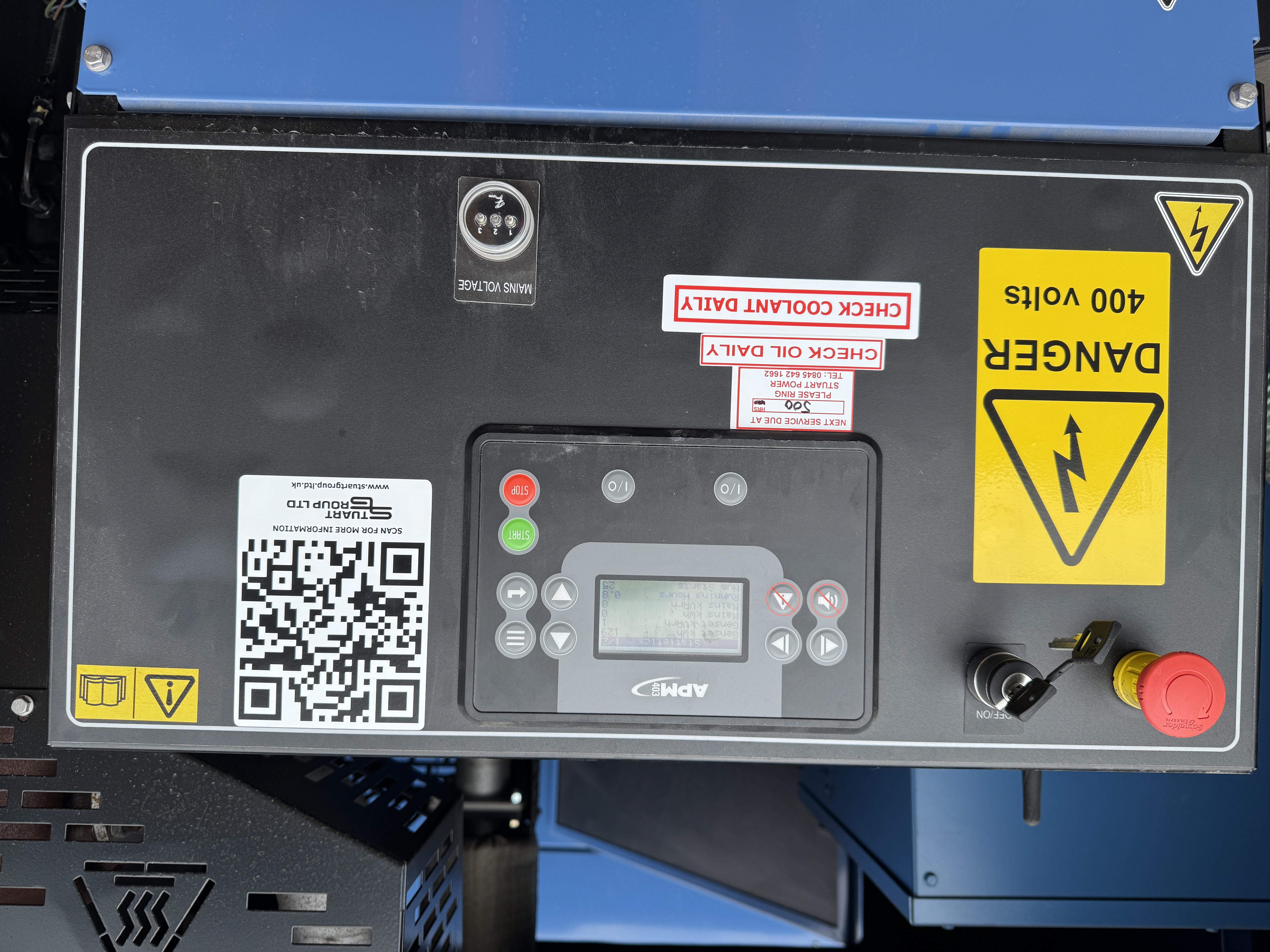 Used SDMO 825 kVA 660 kW Diesel Generator XP80041