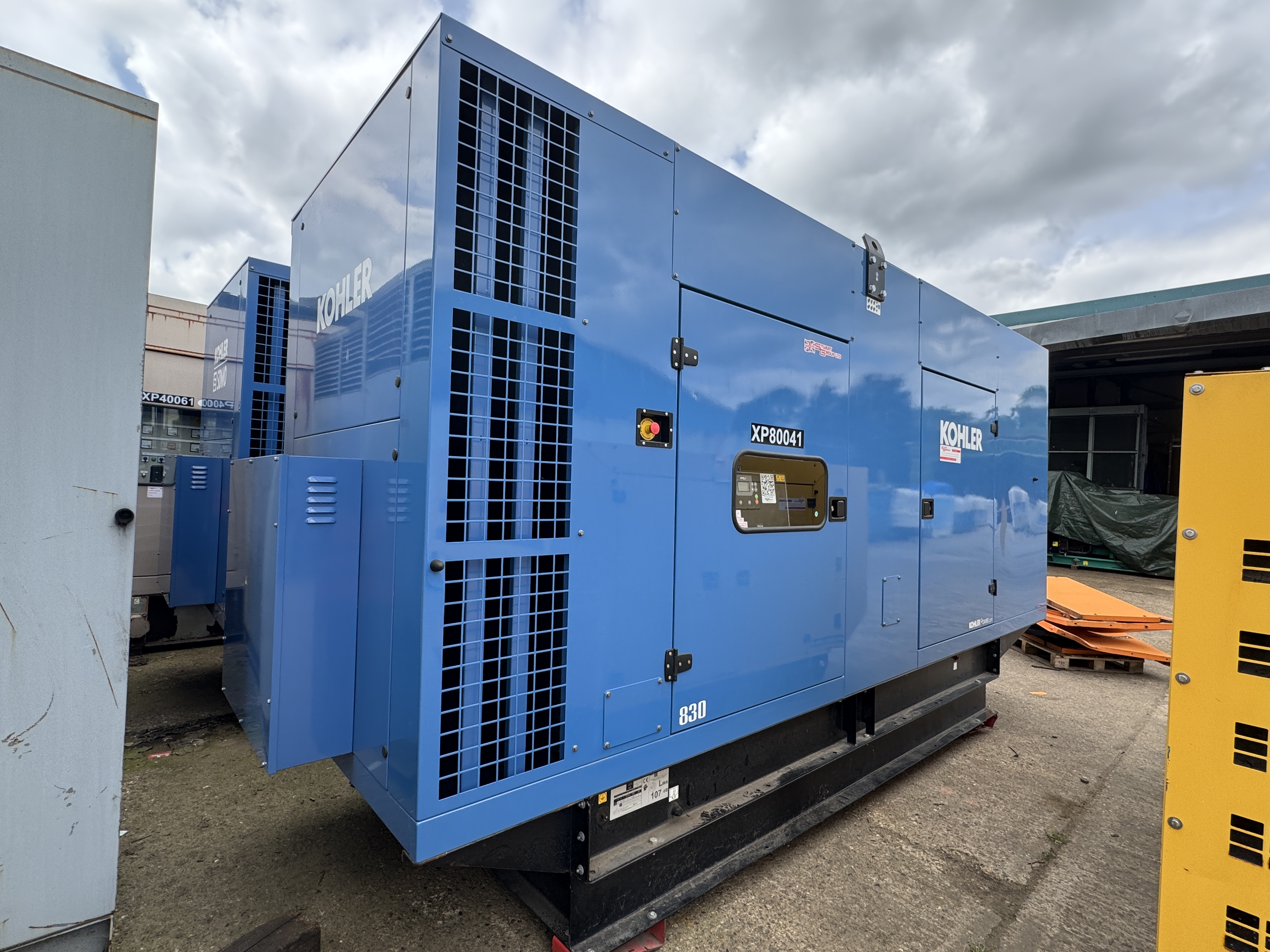 Used 2022 SDMO 825 kVA 660 kW Diesel Generator XSP80041 for sale