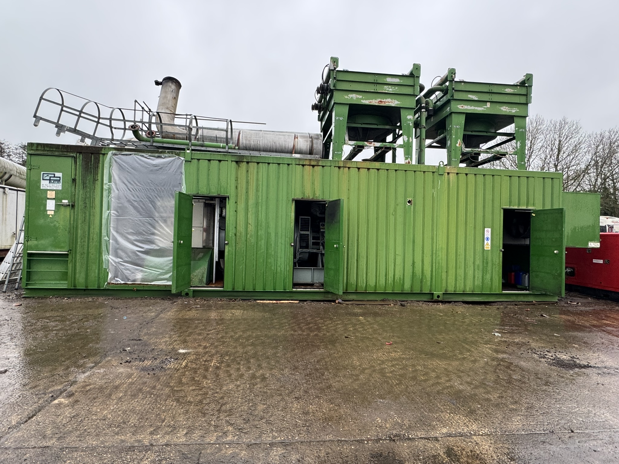 Used Puma Paxman 2750 kVA 2200 kW Diesel Generator XP25006