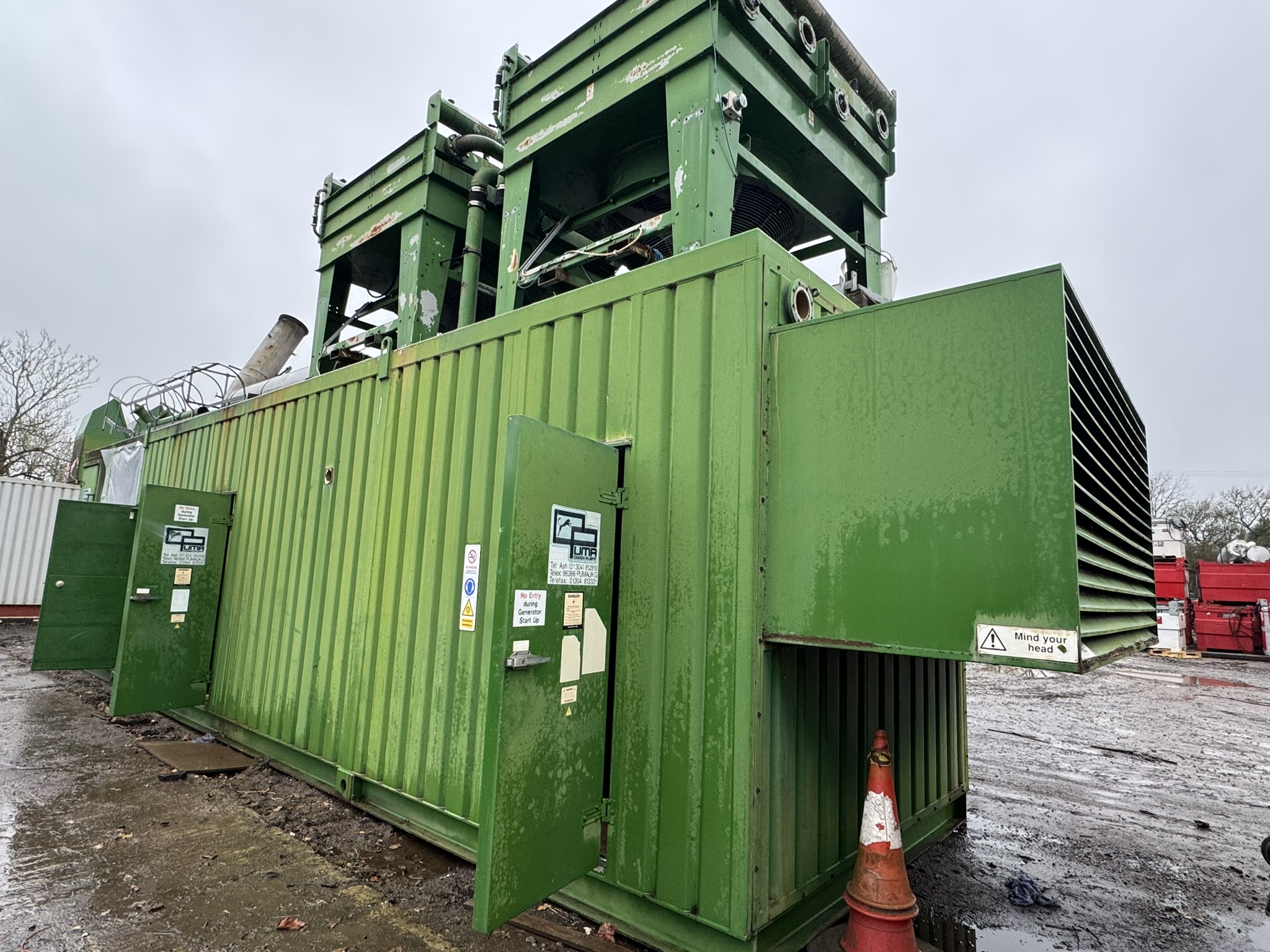 Used Puma Paxman 2750 kVA 2200 kW Diesel Generator XP25006
