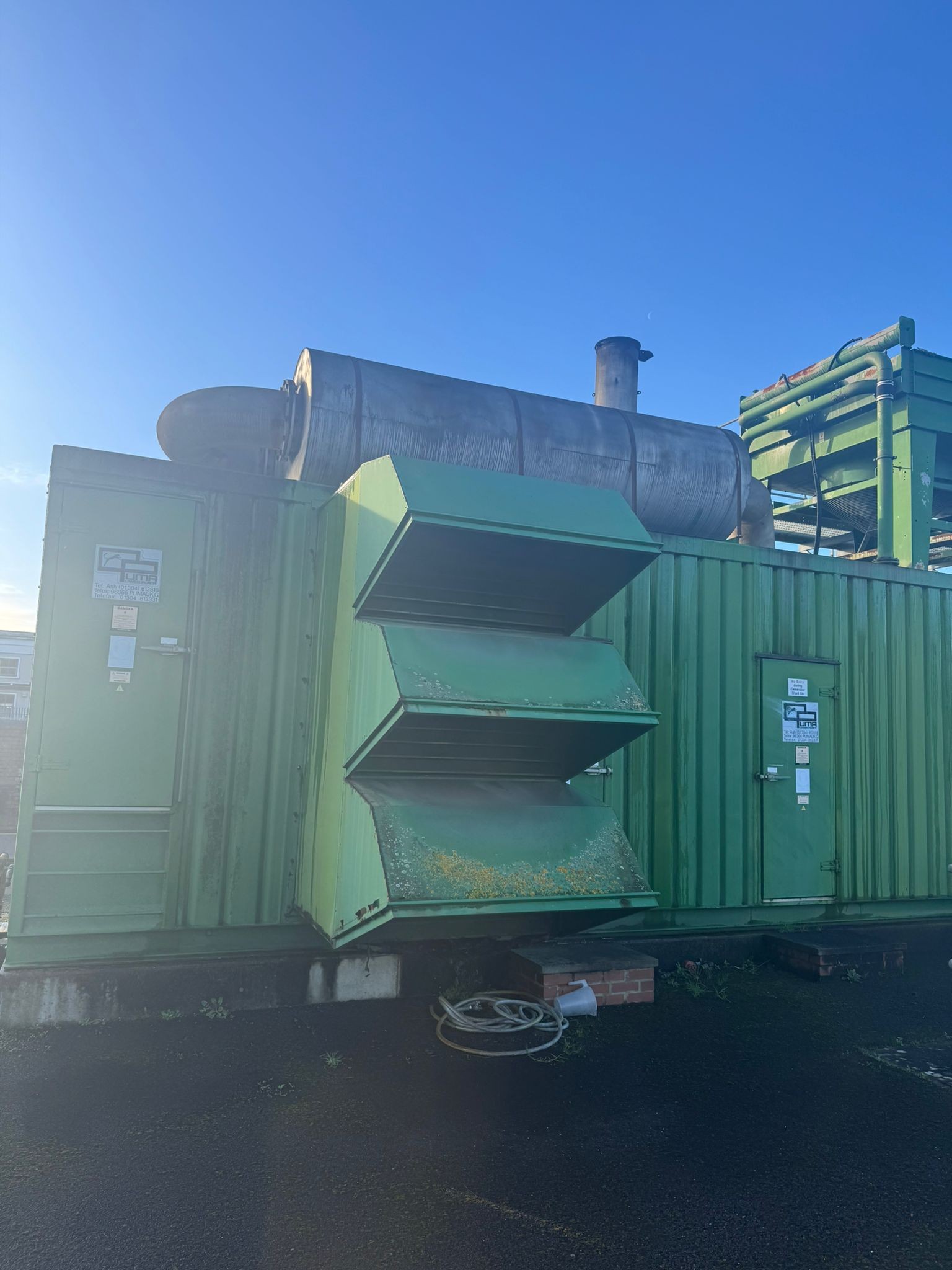 Used Puma Paxman 2750 kVA 2200 kW Diesel Generator XP25006