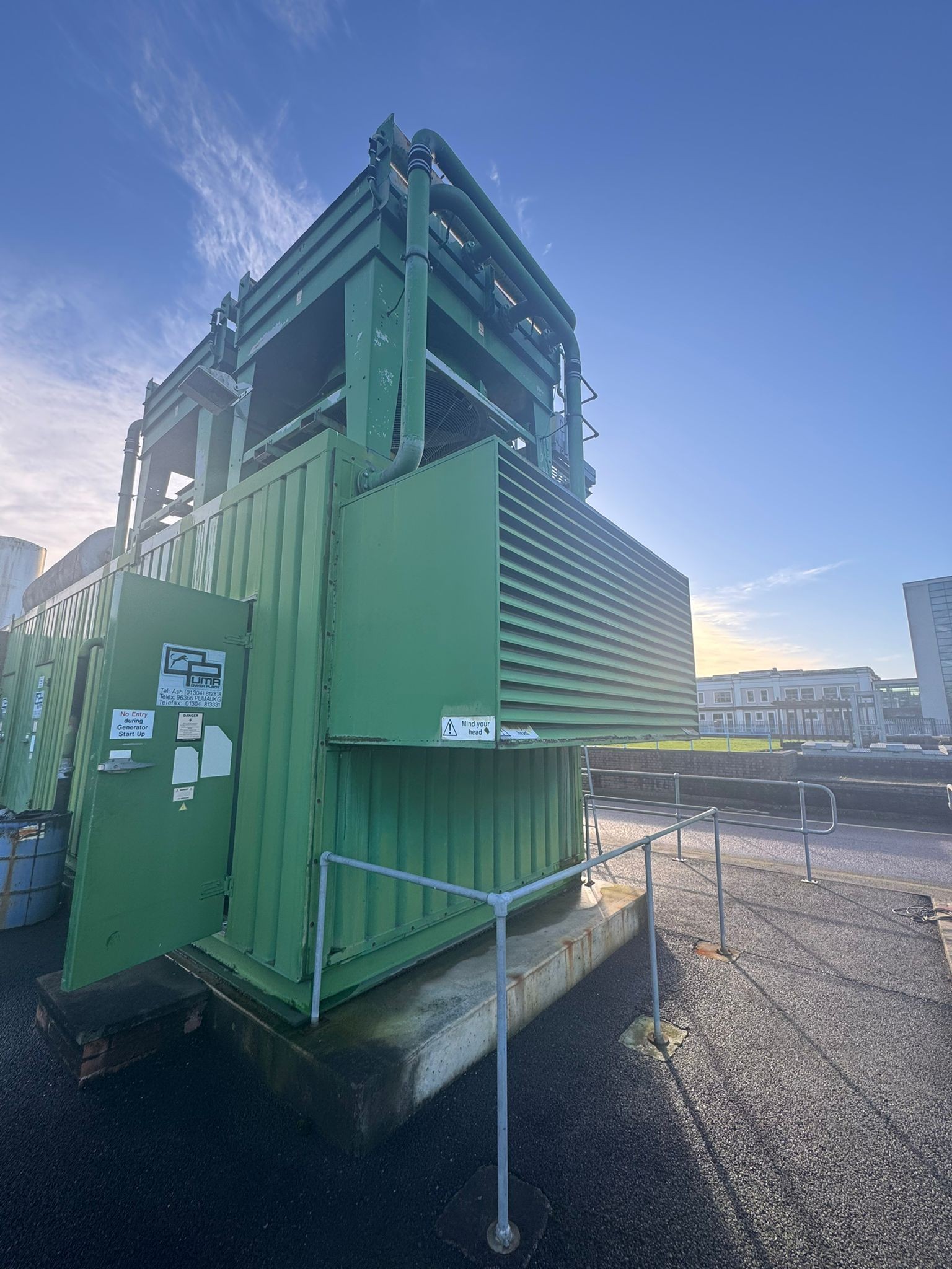 Used Puma Paxman 2750 kVA 2200 kW Diesel Generator XP25006