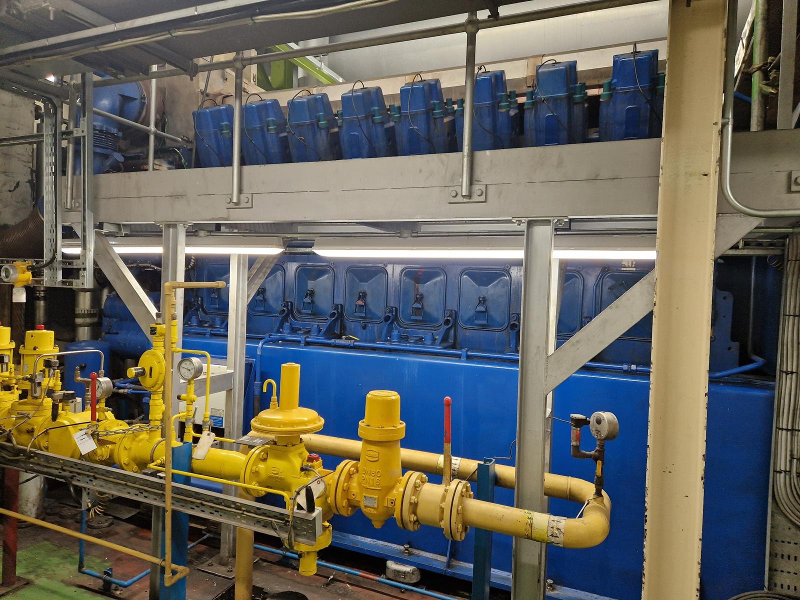 Used 2006 4900 kVA Deutz Gas Generator for sale