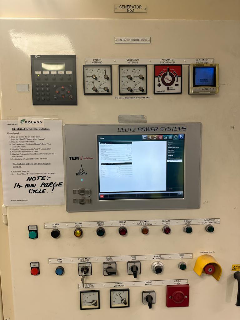 Used 2006 4900 kVA Deutz Gas Generator for sale