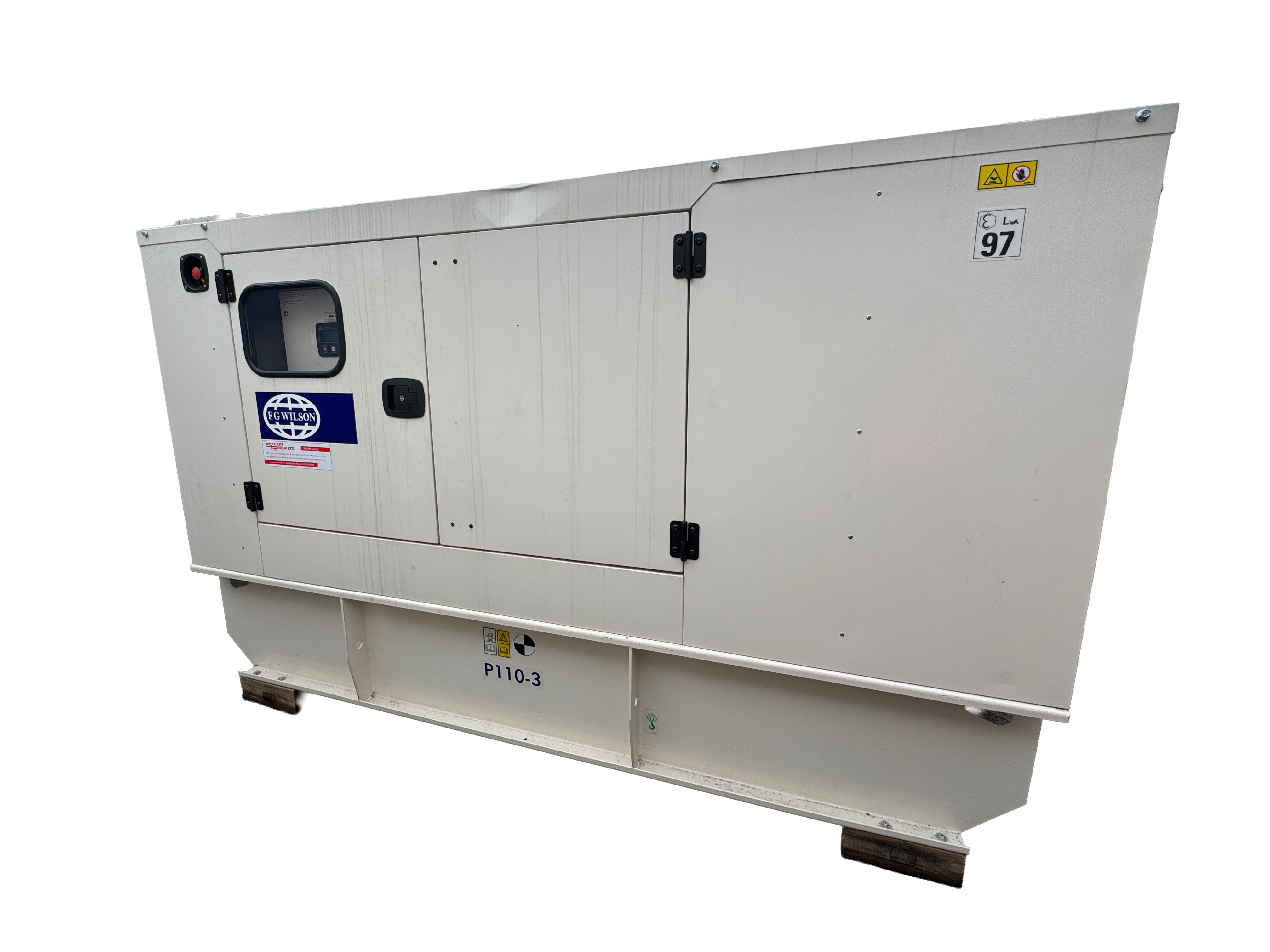 Used FG Wilson P110-3 110 kVA 88 kW Diesel Generator XP11190
