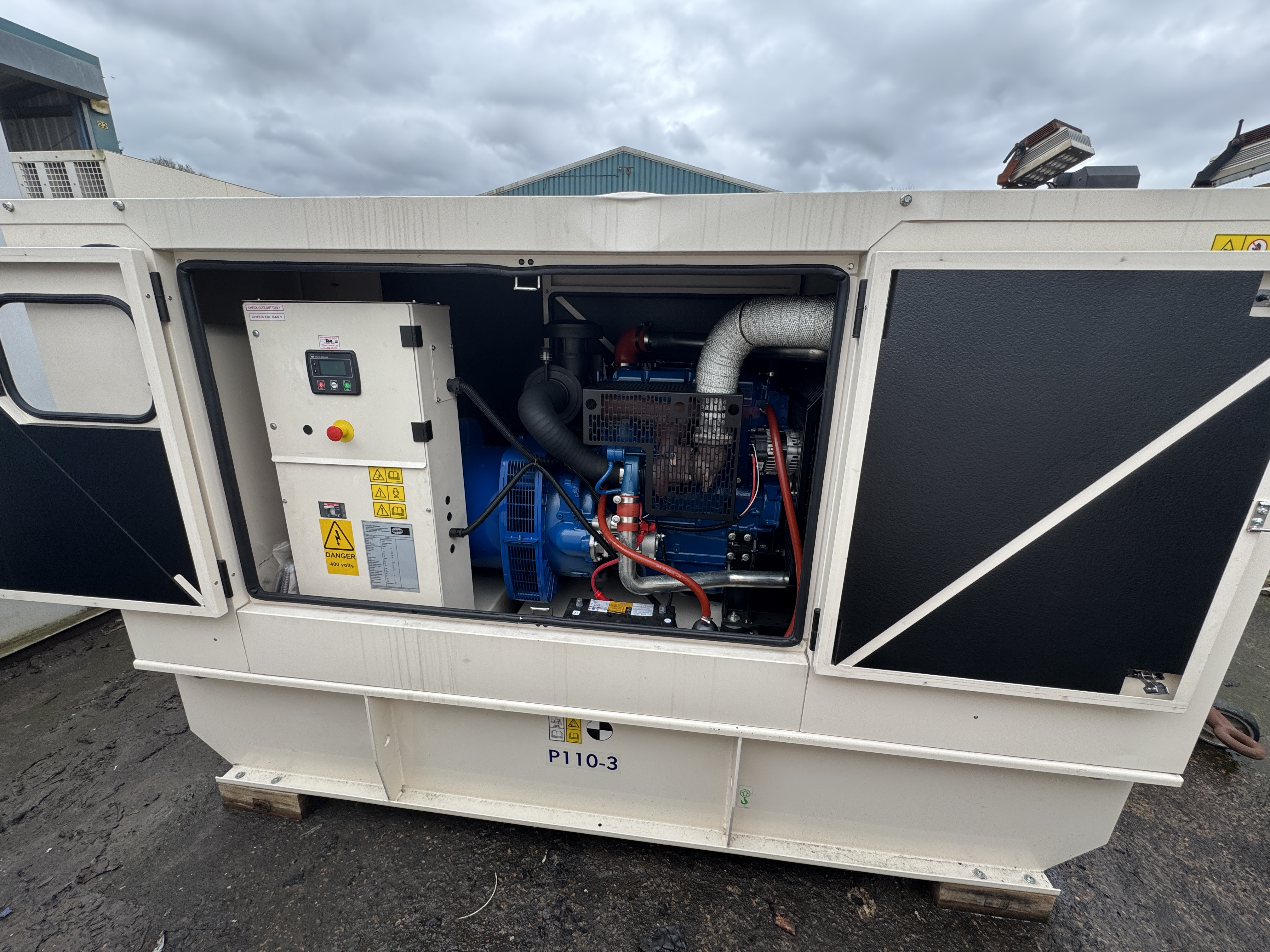 Used FG Wilson P110-3 110 kVA 88 kW Diesel Generator XP11190