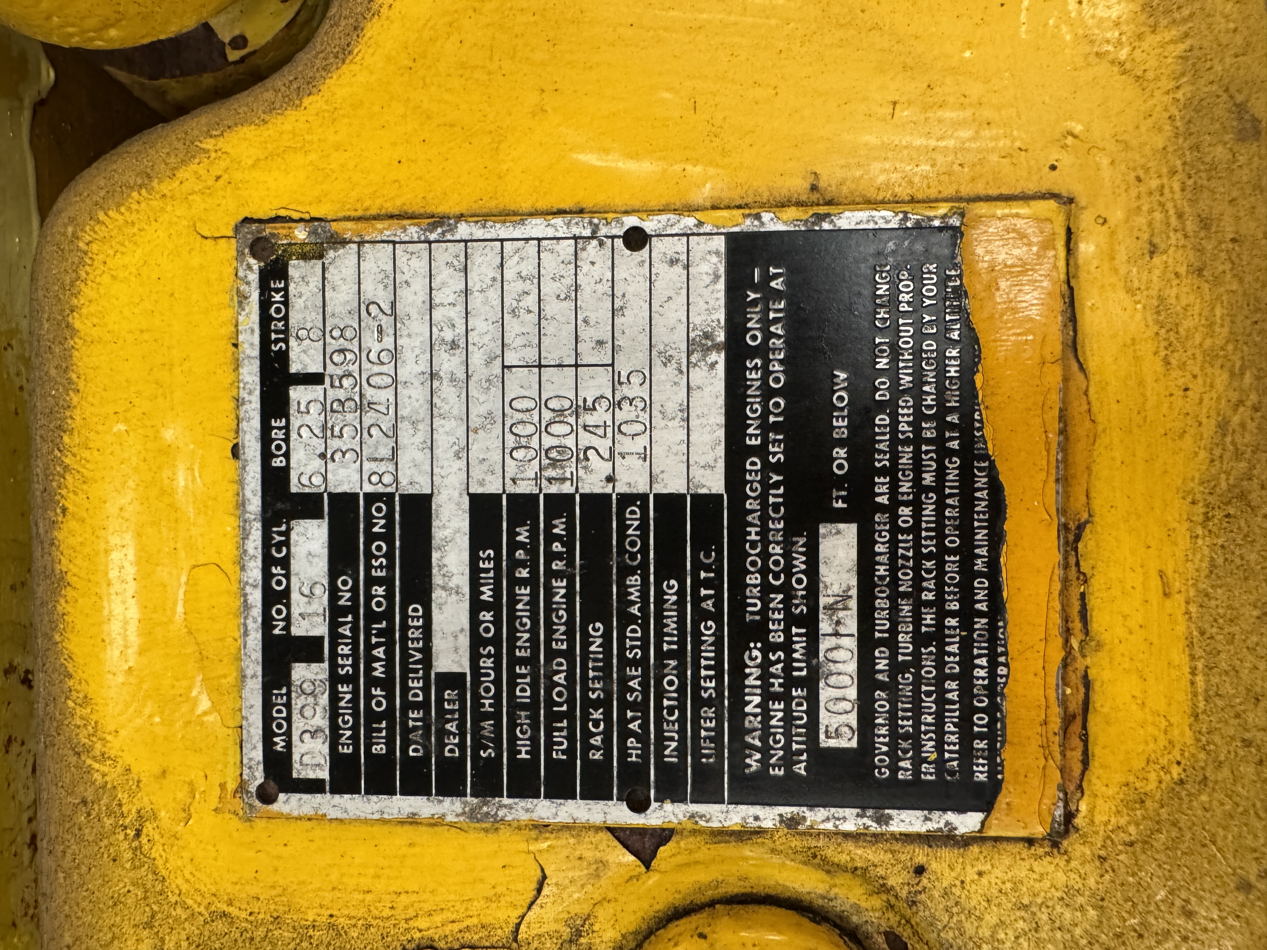 Used Caterpillar 938kVA 750kW Diesel Generator XP9004