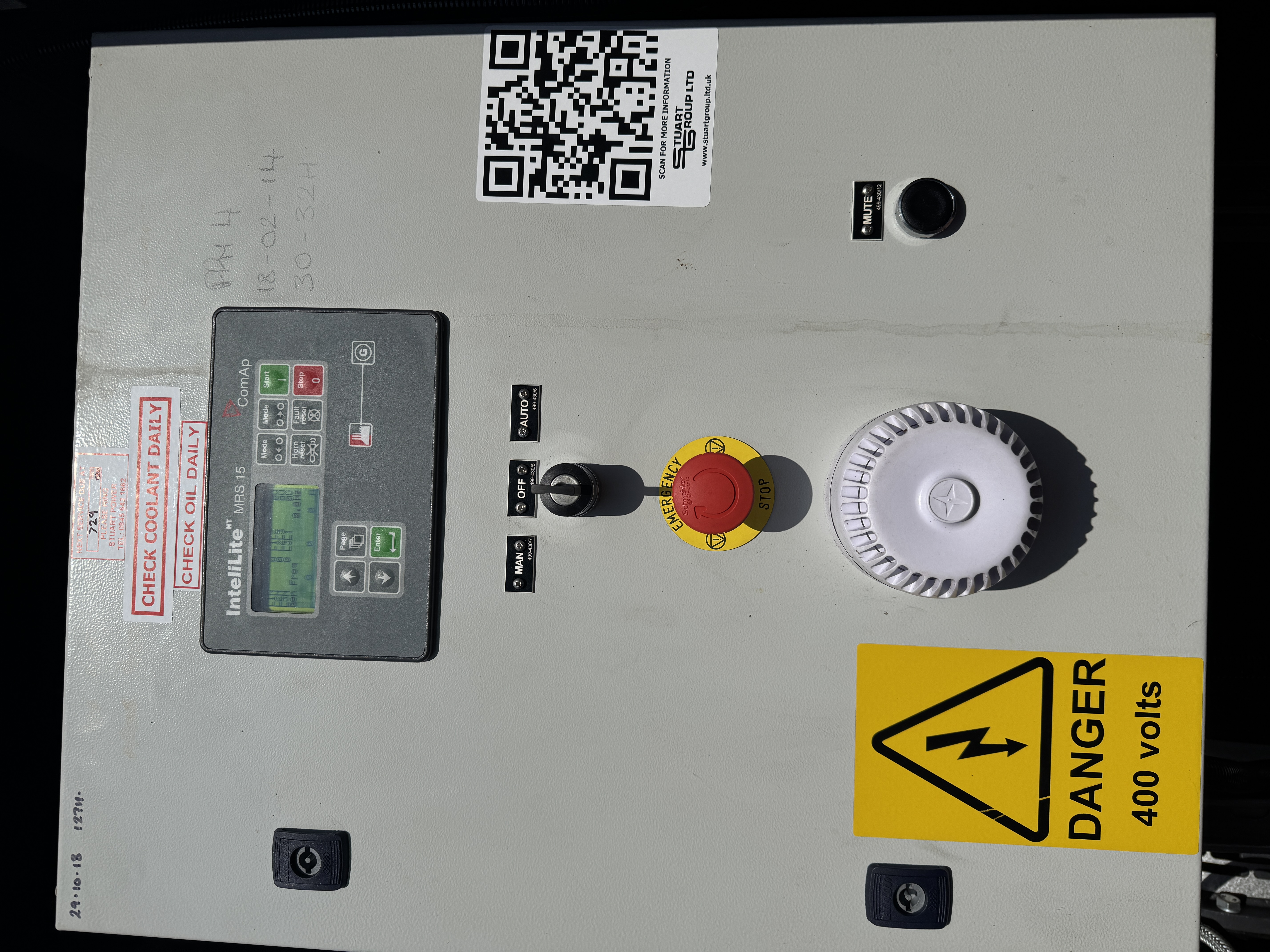 Used HGI JCB 65 kVA 52 kW Diesel Generator XP65364