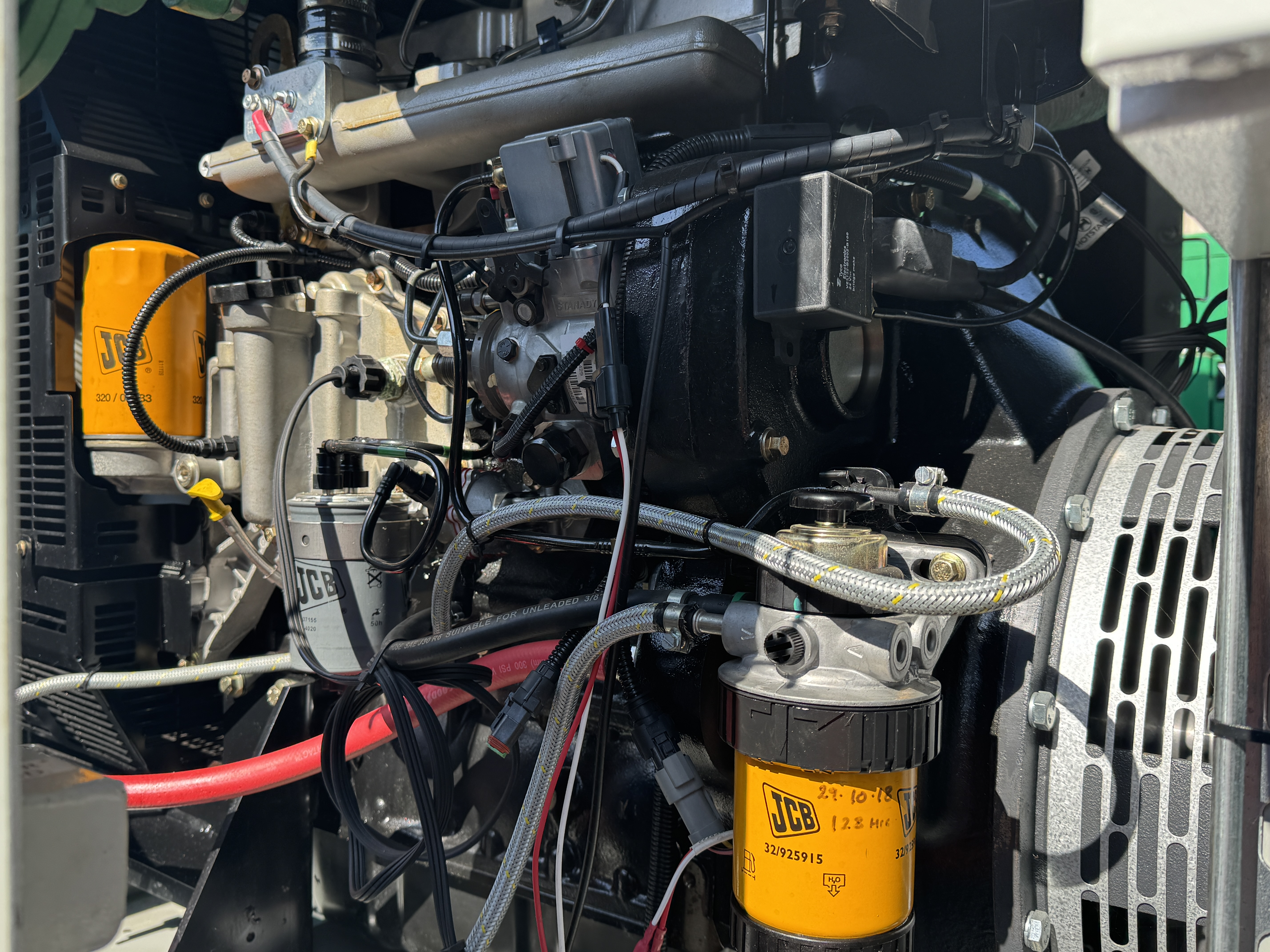 Used HGI JCB 65 kVA 52 kW Diesel Generator XP65364