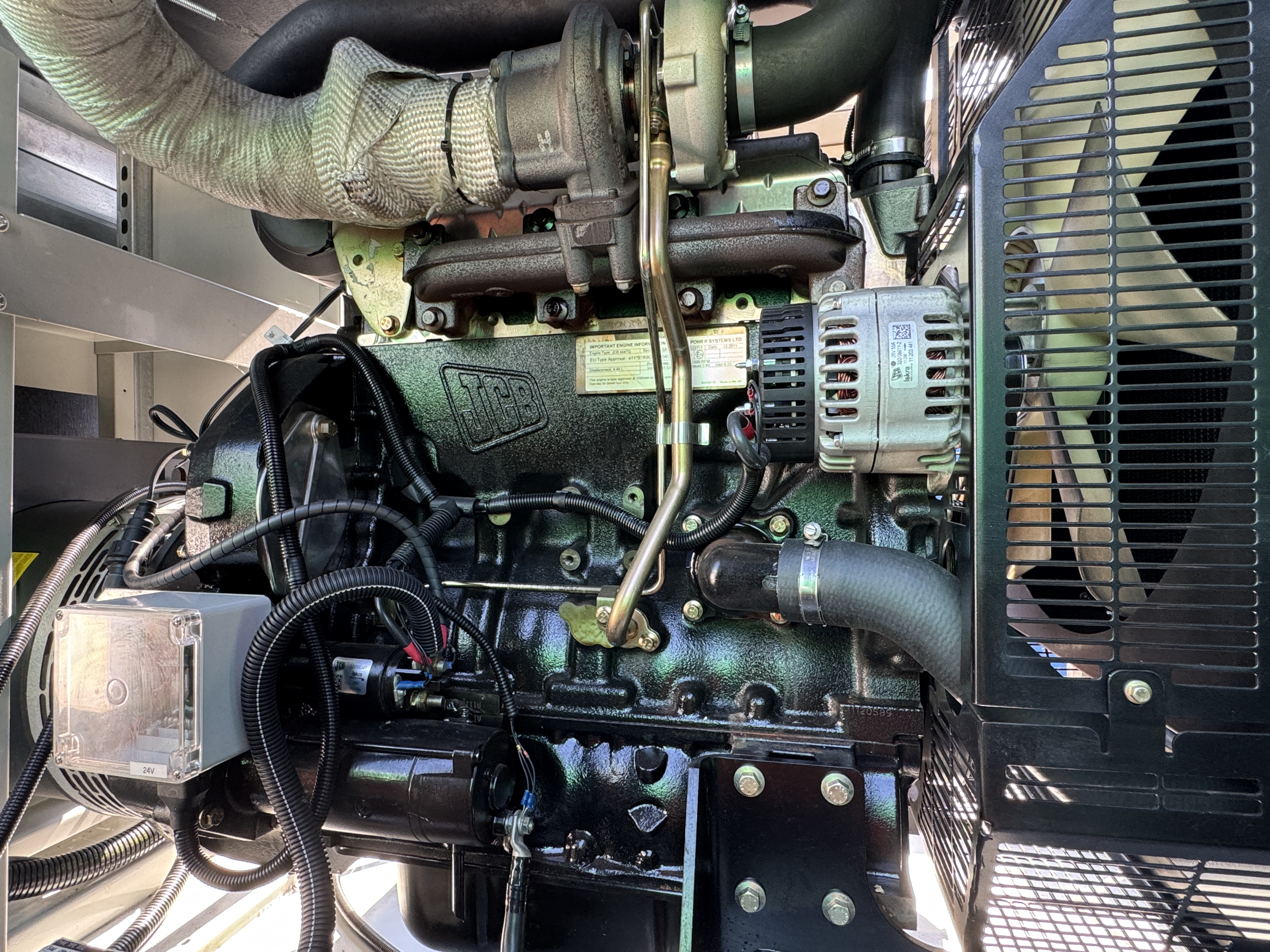 Used HGI JCB 65 kVA 52 kW Diesel Generator XP65364