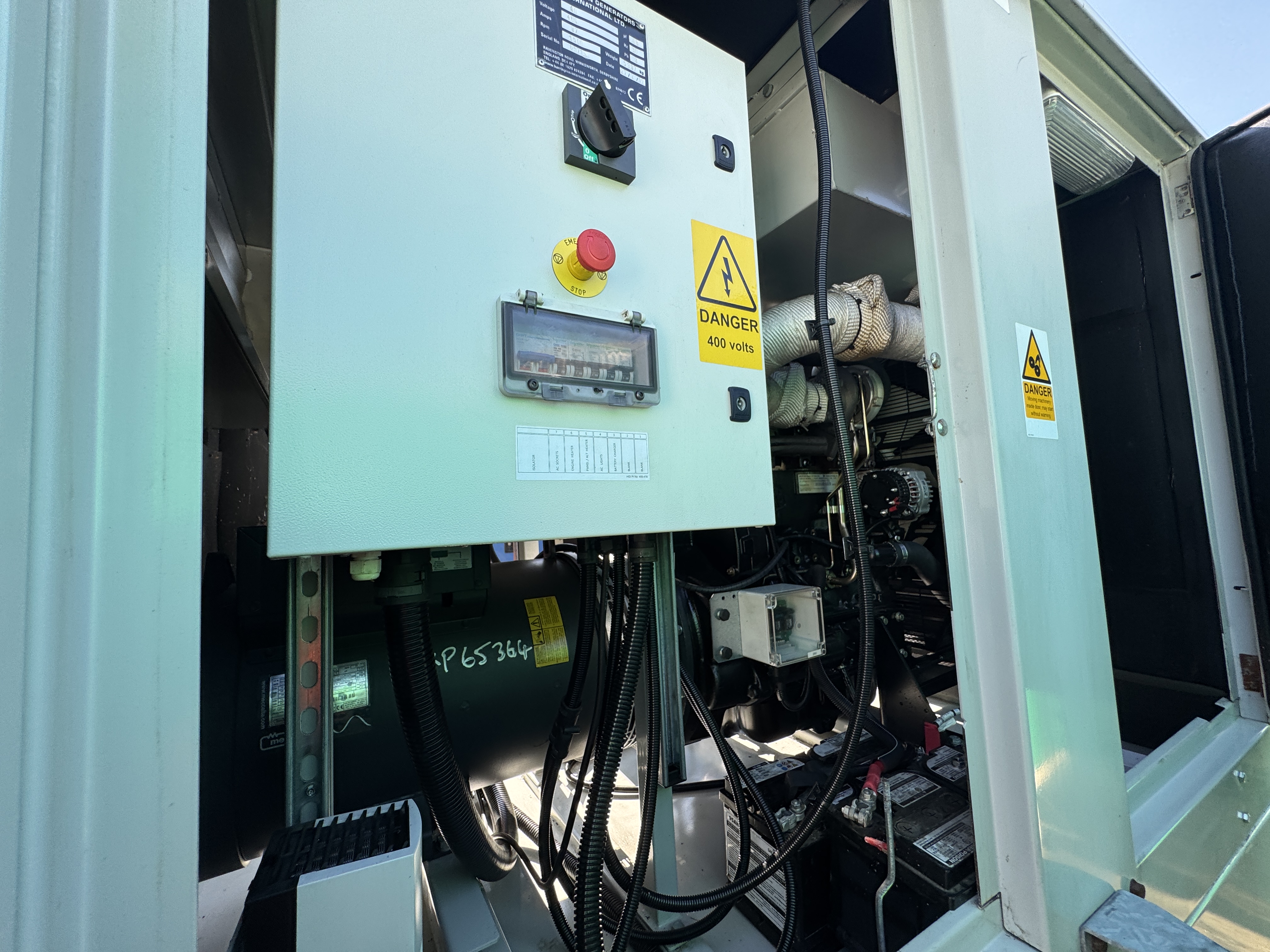 Used HGI JCB 65 kVA 52 kW Diesel Generator XP65364