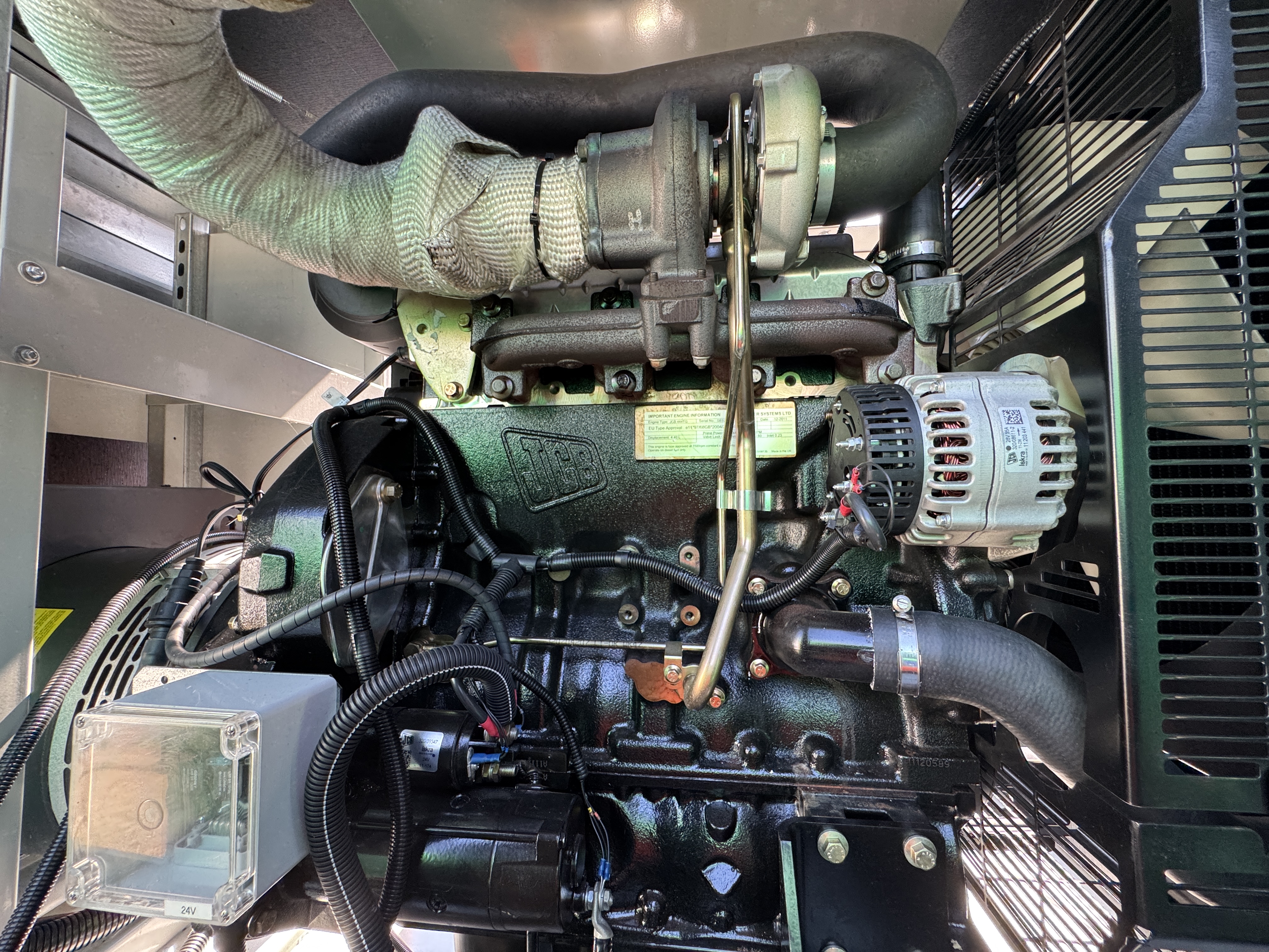 Used HGI JCB 65 kVA 52 kW Diesel Generator XP65364