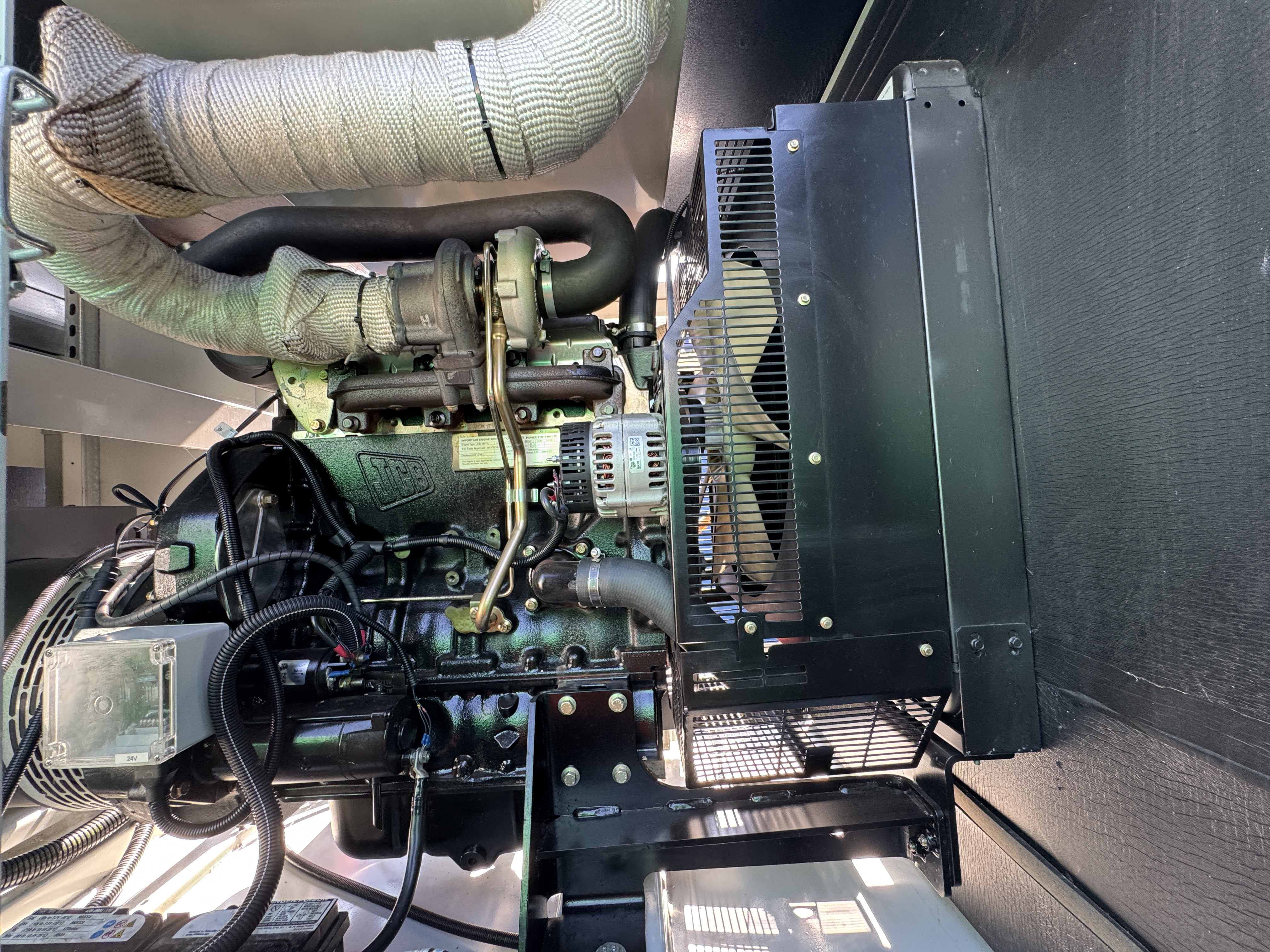 Used HGI JCB 65 kVA 52 kW Diesel Generator XP65364
