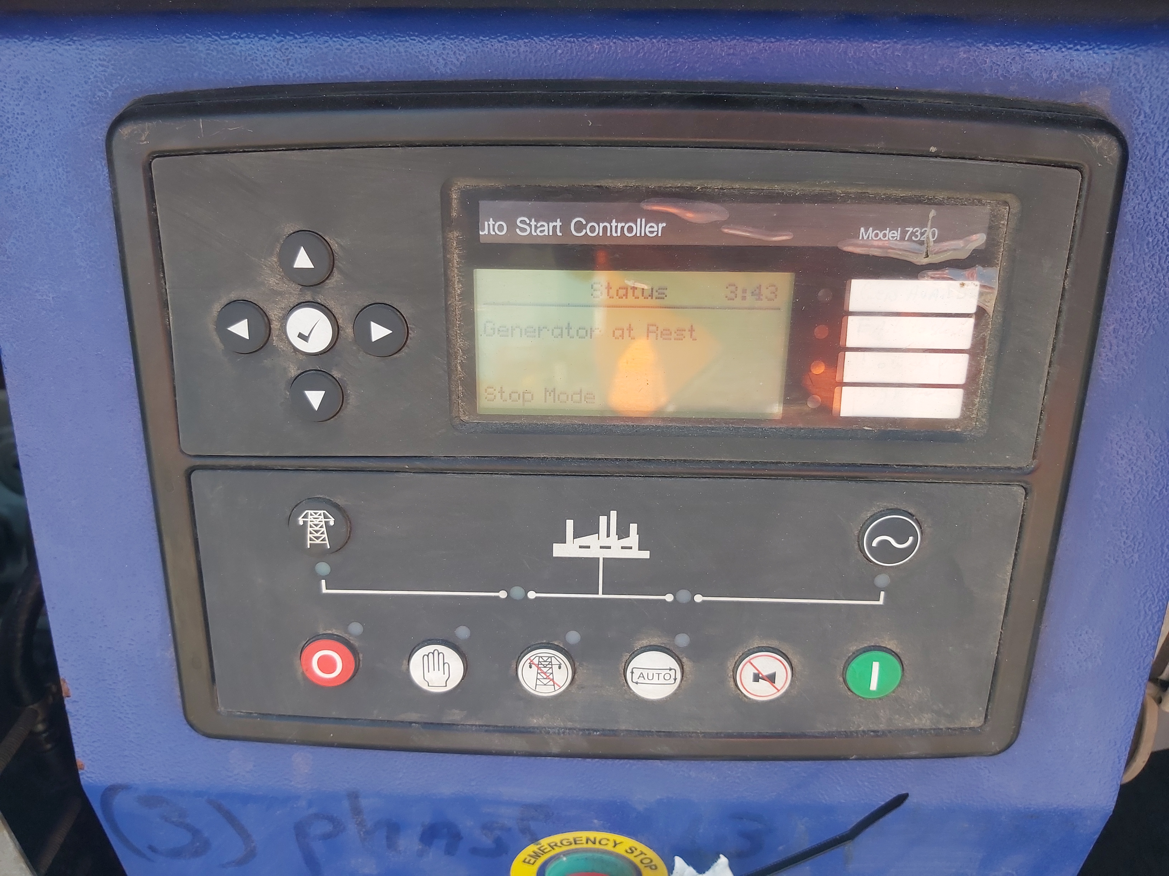 Used Tranos Yanmar 22 kVA Diesel Generator XP22139