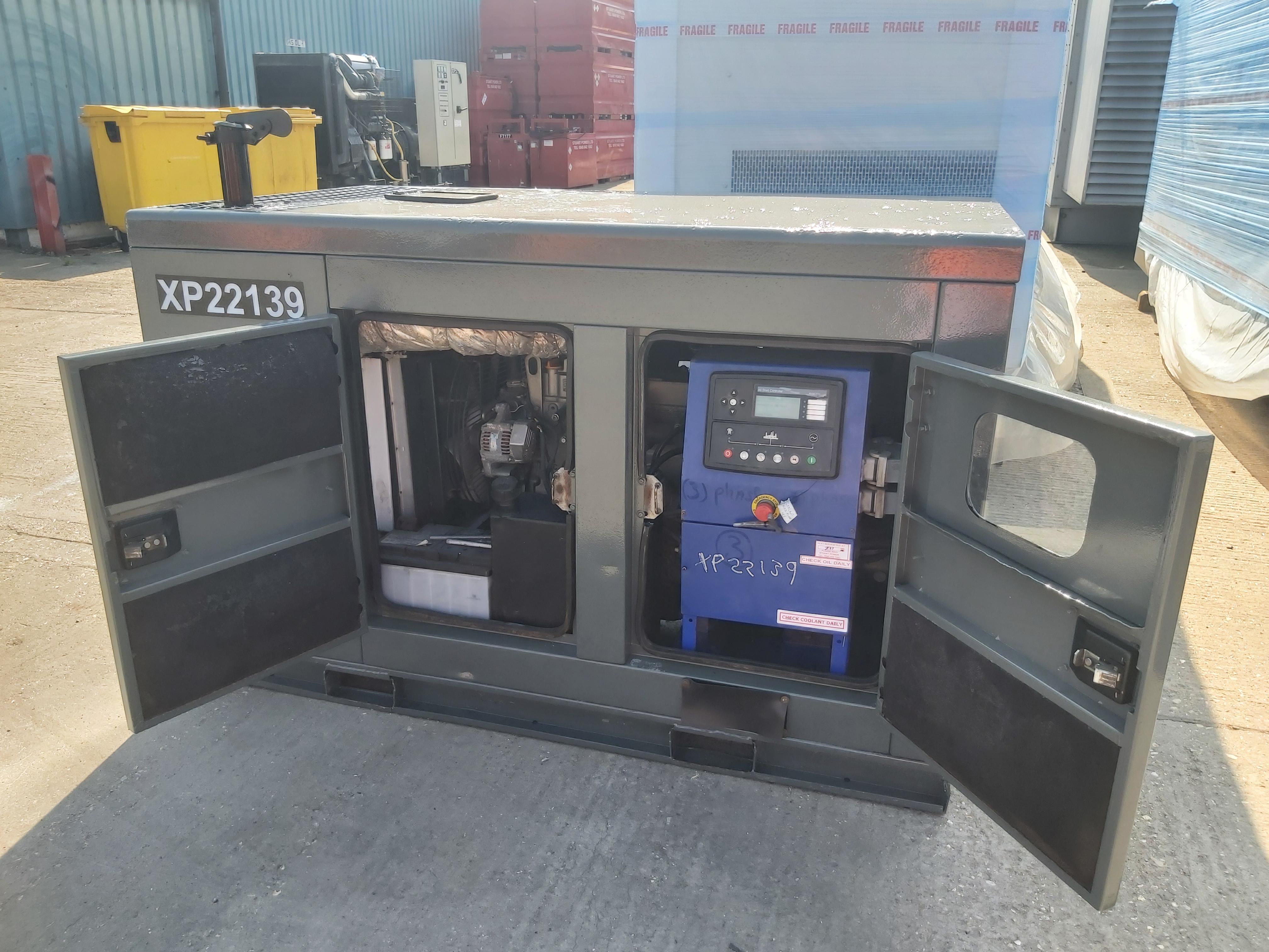 Used Tranos Yanmar 22 kVA Diesel Generator XP22139