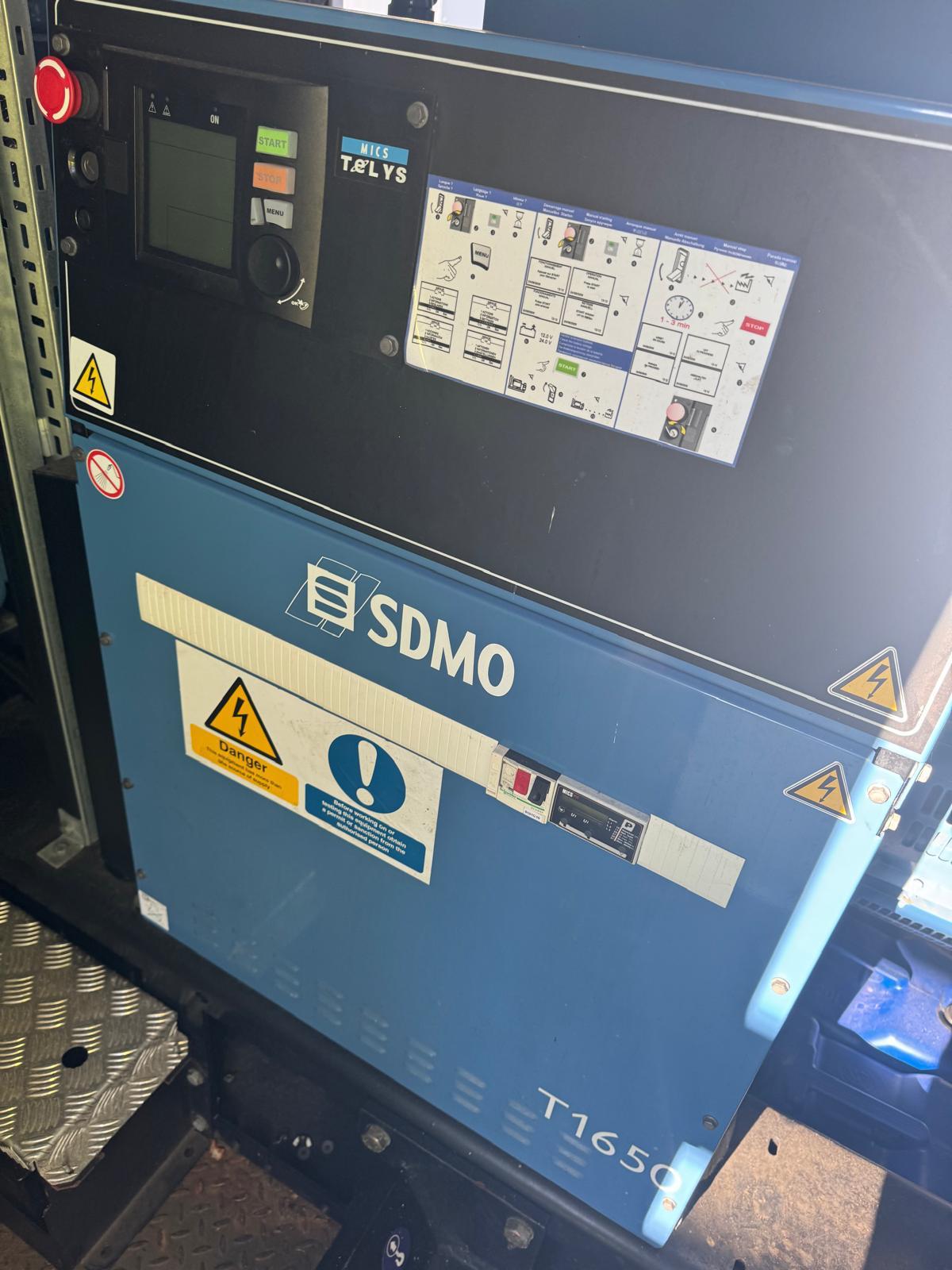 SDMO Mitsubishi 1650 kVA Diesel Generator for sale
