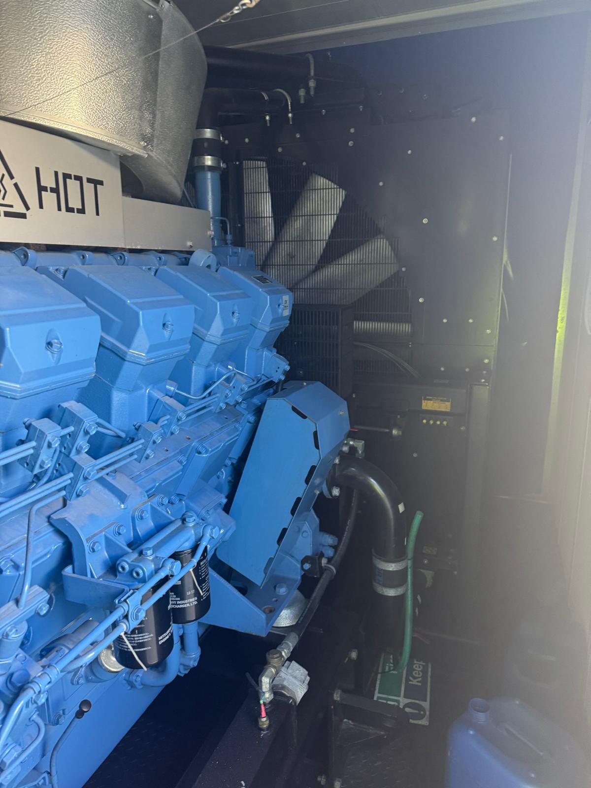 SDMO Mitsubishi 1650 kVA Diesel Generator for sale
