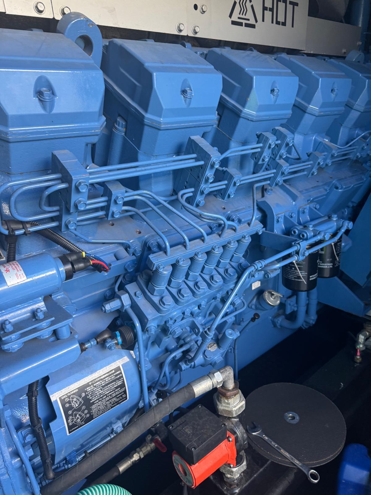 SDMO Mitsubishi 1650 kVA Diesel Generator for sale