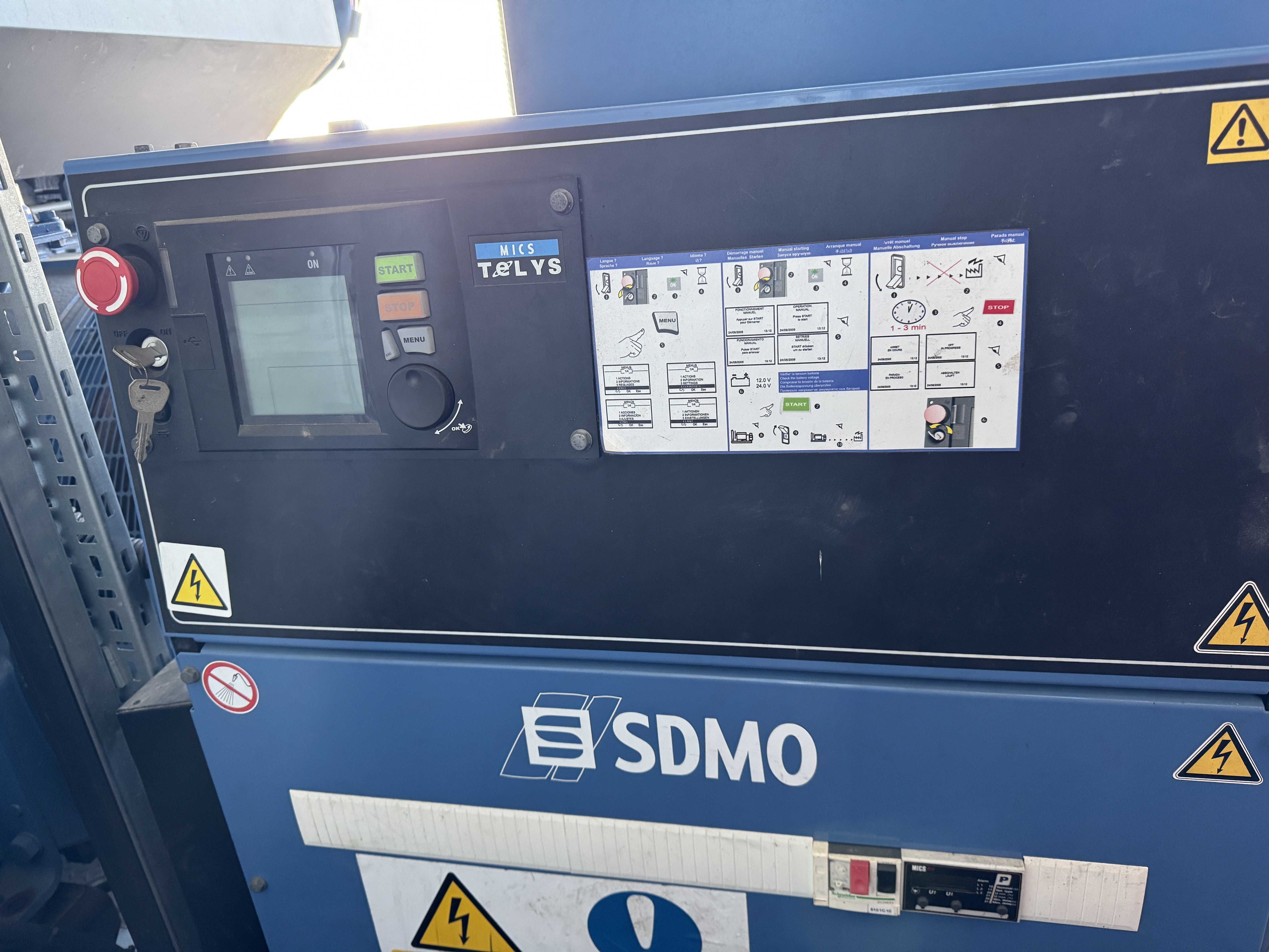 Used SDMO T1650C Generator XP150019 for sale
