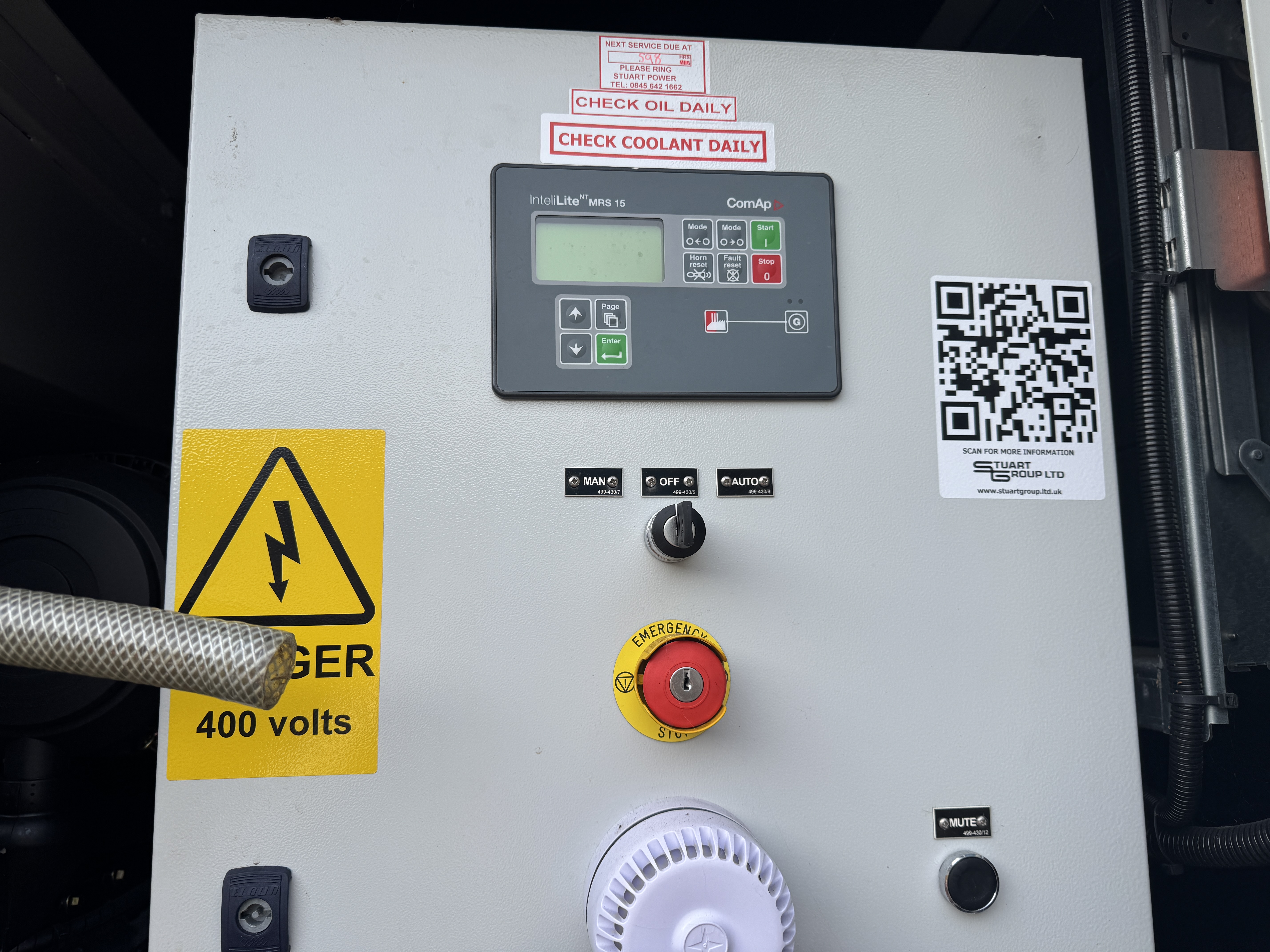 Used Harrington 60 kVA 48 kW diesel generator for sale