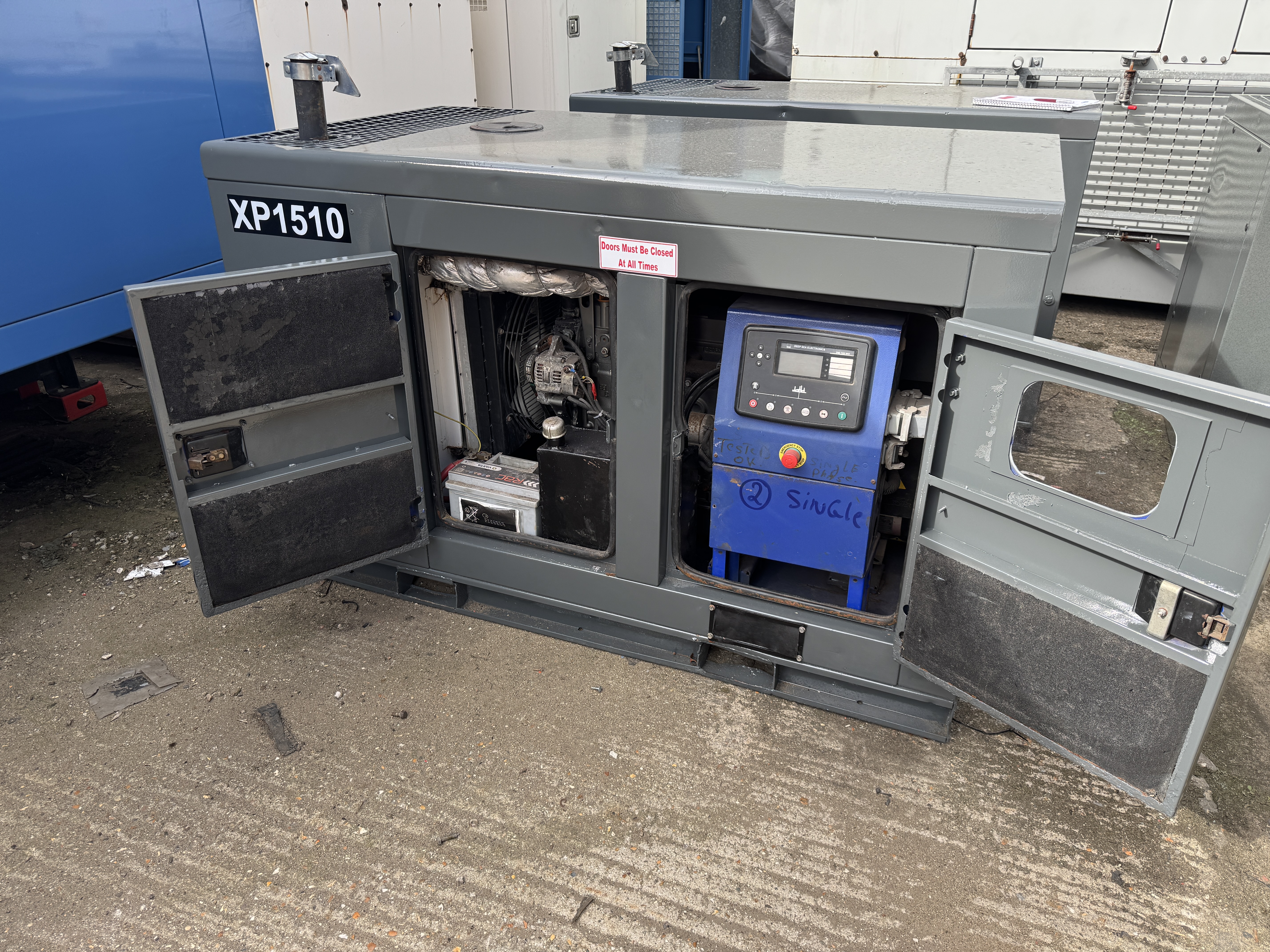 Used Tranos Yanmar 16 kVA Diesel Generator XP1510