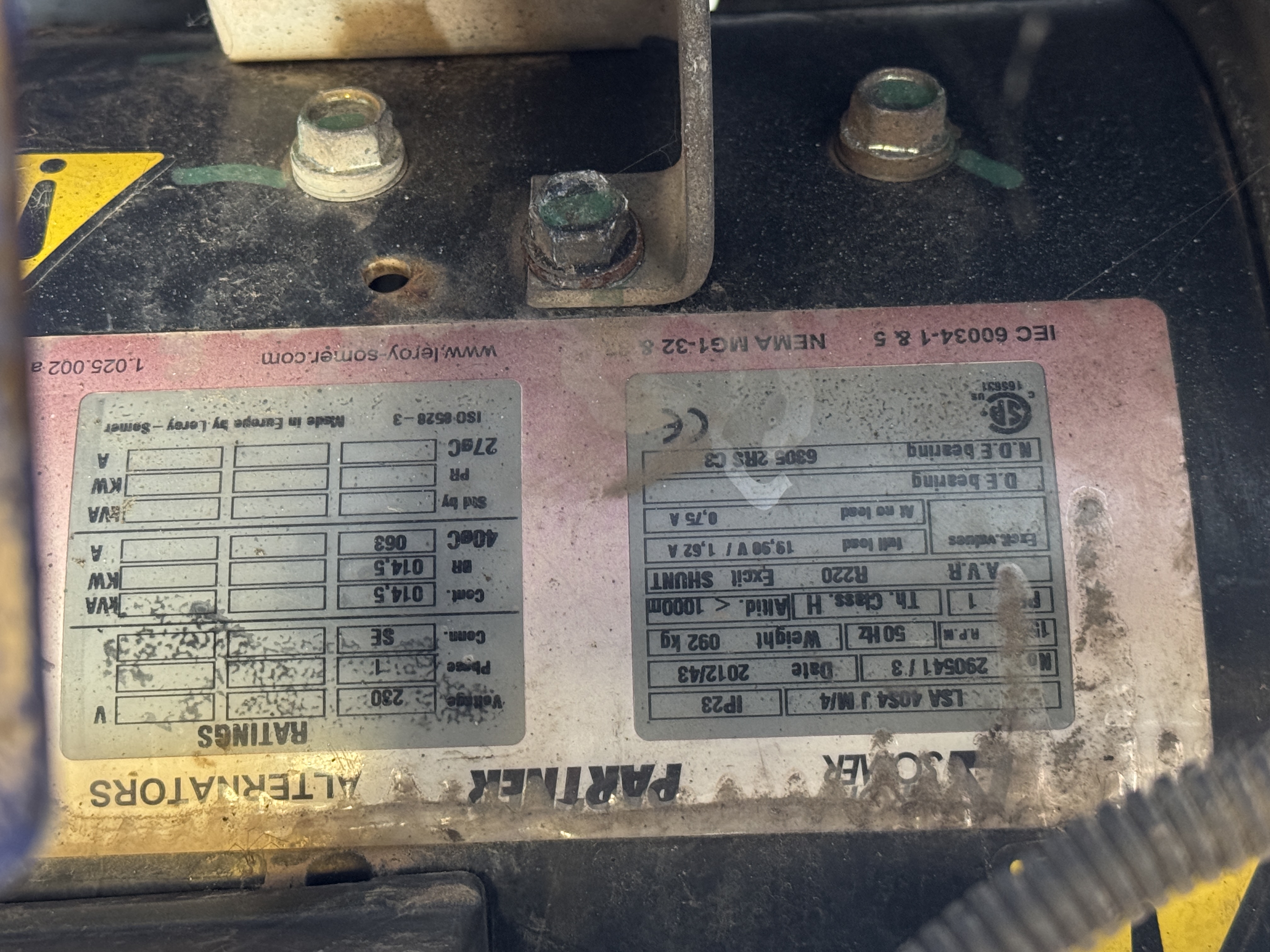 Used Tranos Yanmar 16 kVA Diesel Generator XP1510